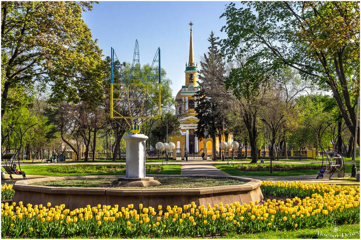 Днепр весенний
