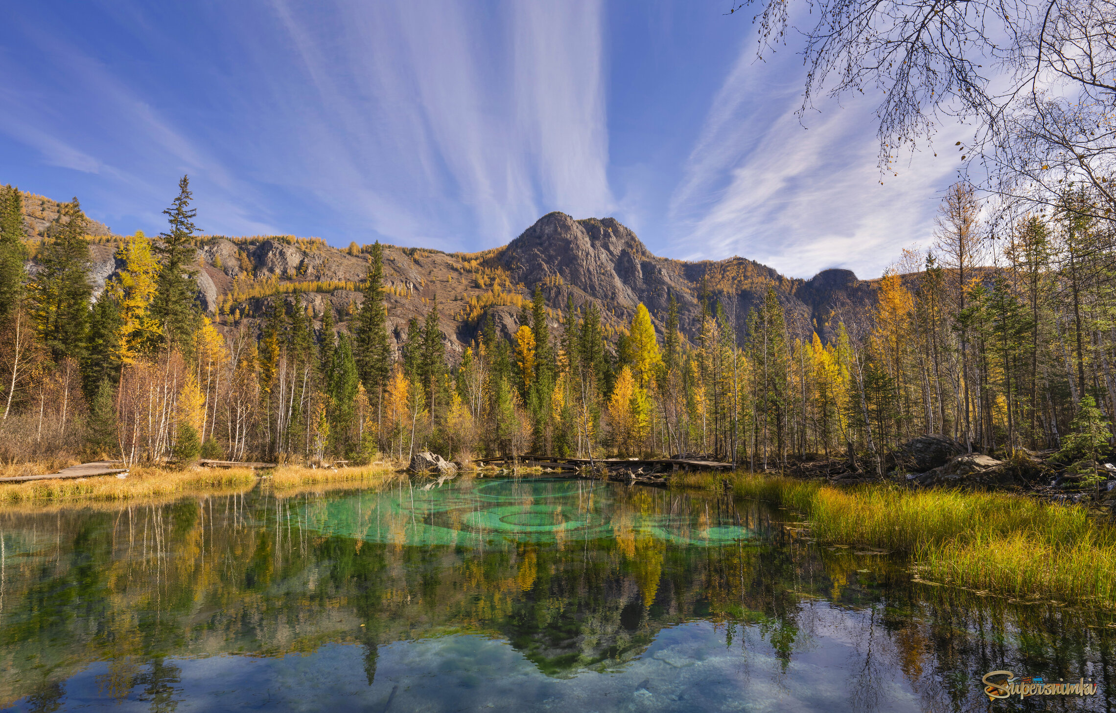 Гейзерное озеро. Алтай