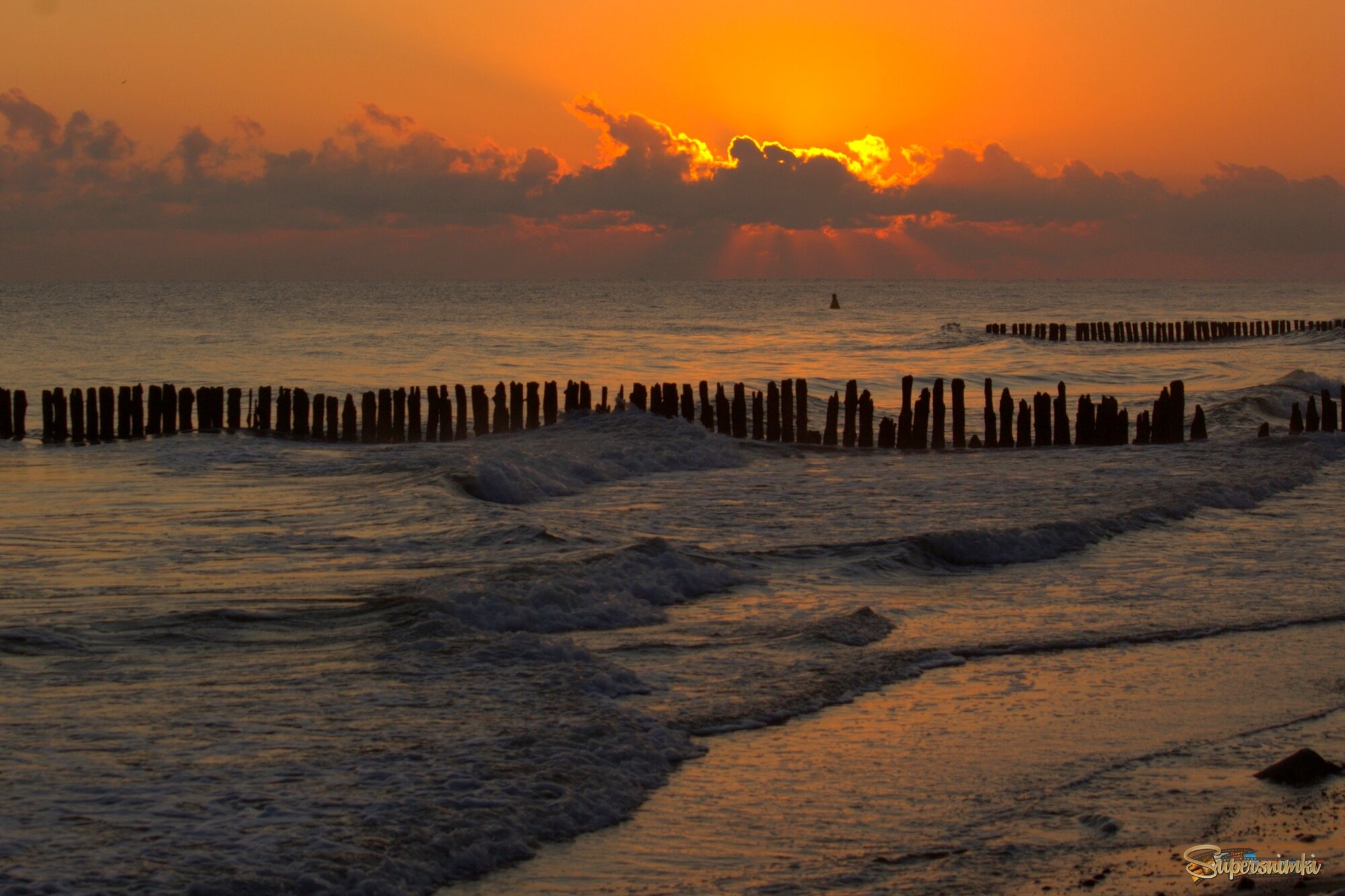 Рассвет в Балтийском море