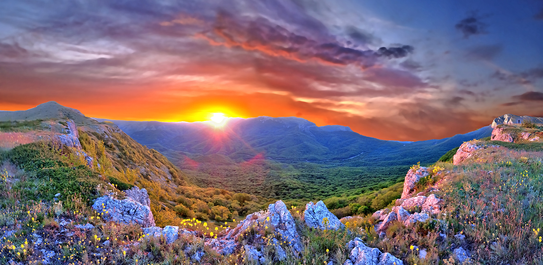 "...Солнце красит землю светом..."