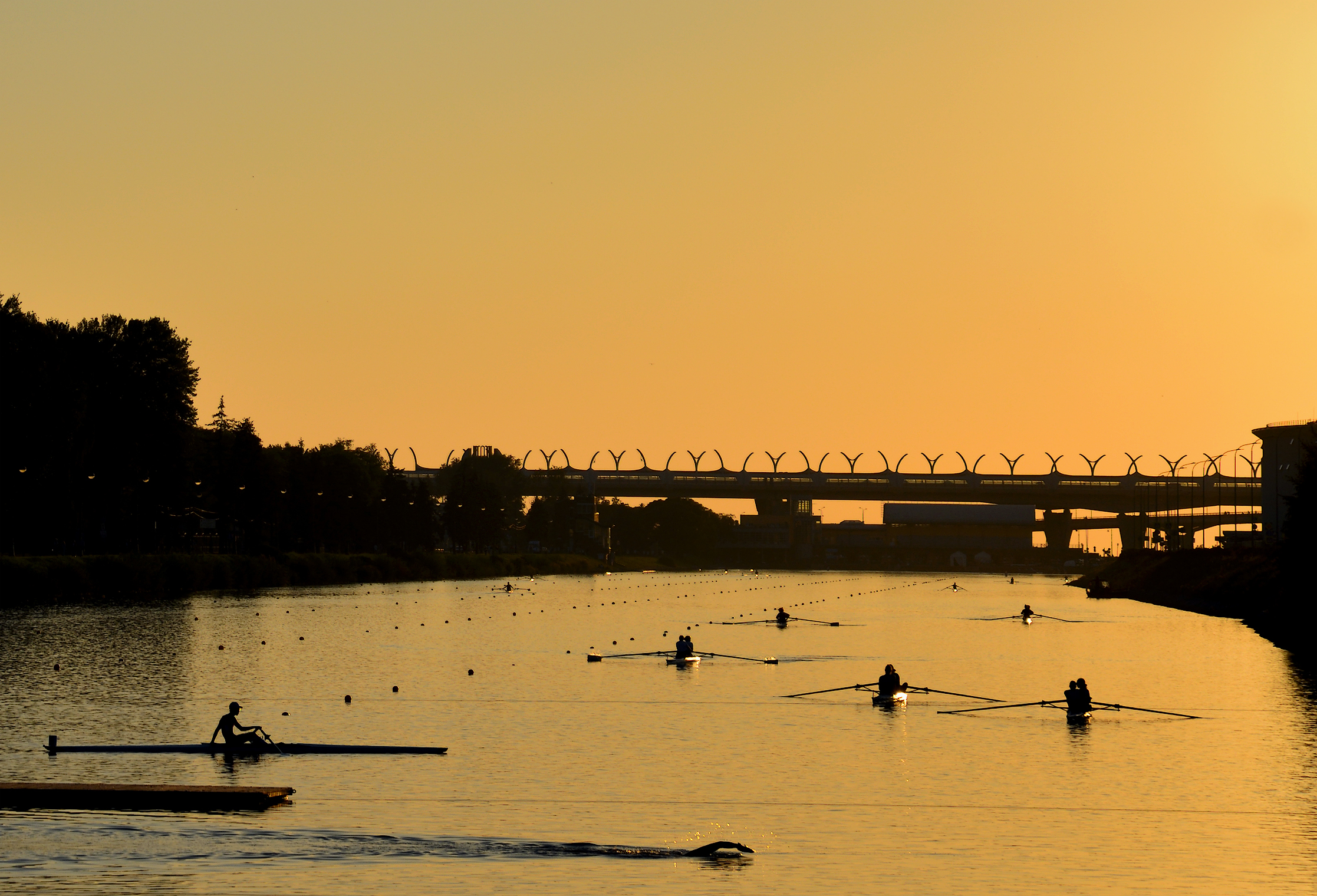 Вечер жаркого дня.