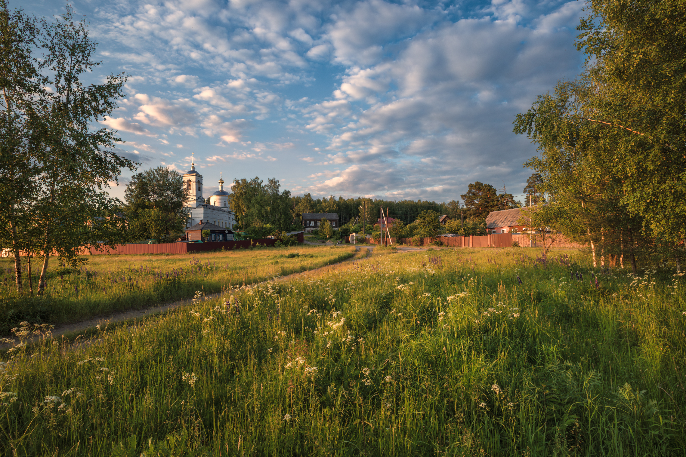 деревенский вечер