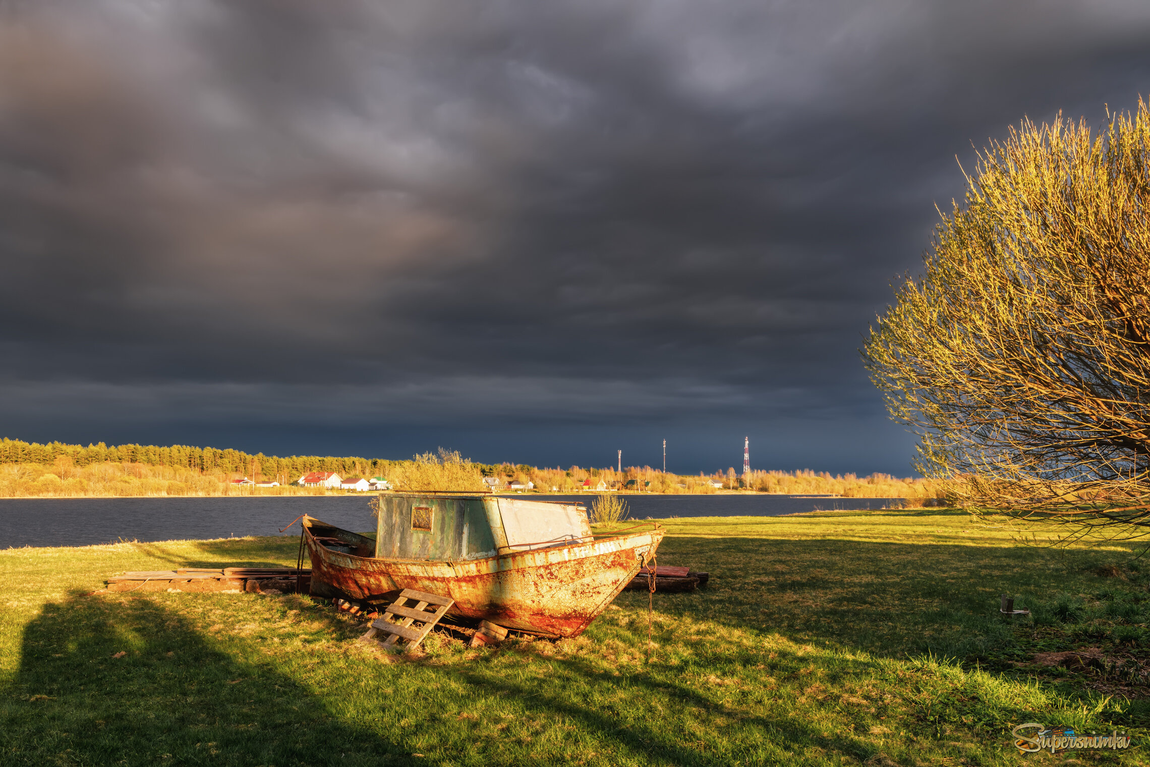 Вечер в деревне