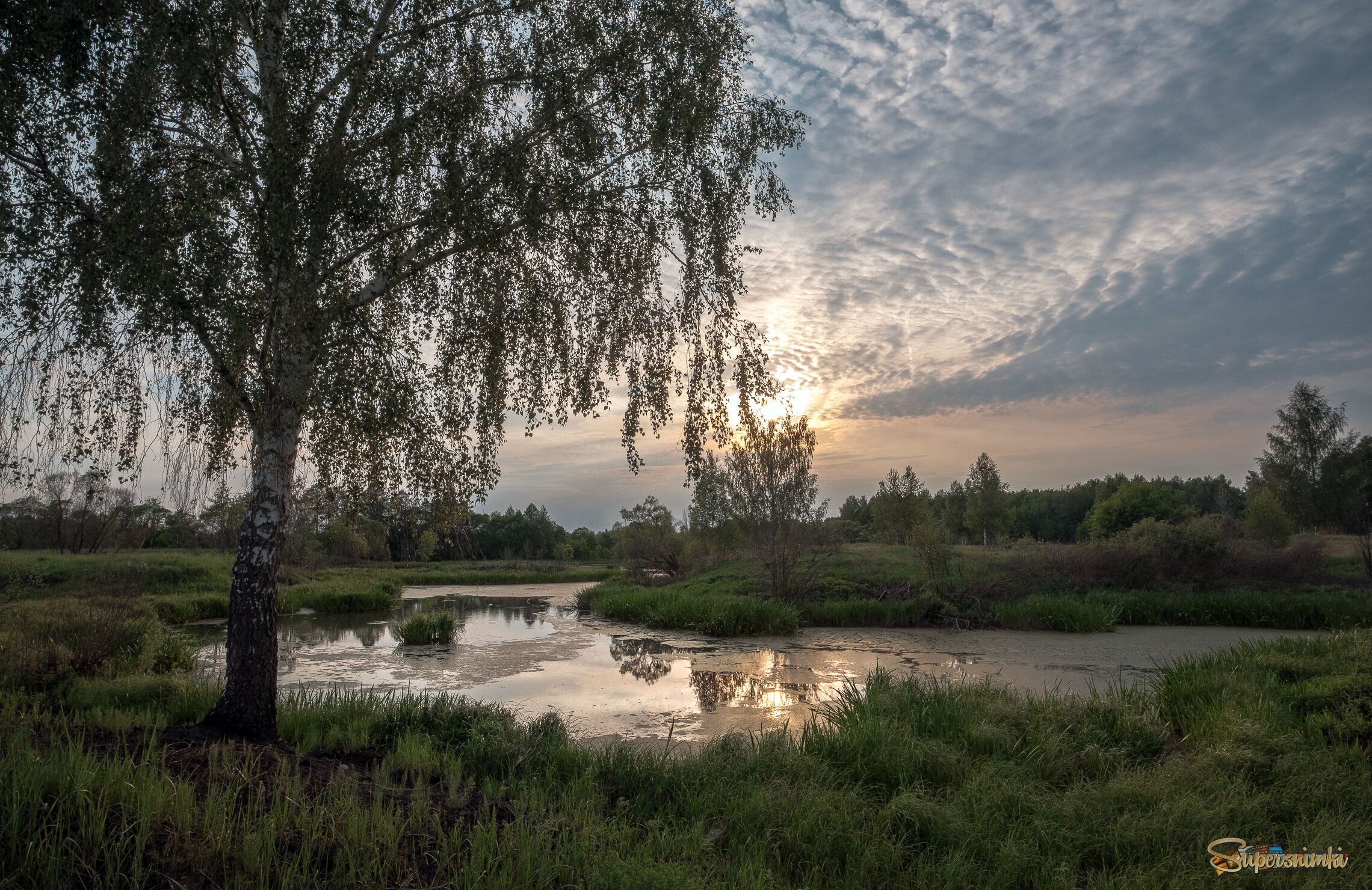 Тихий июньский закат