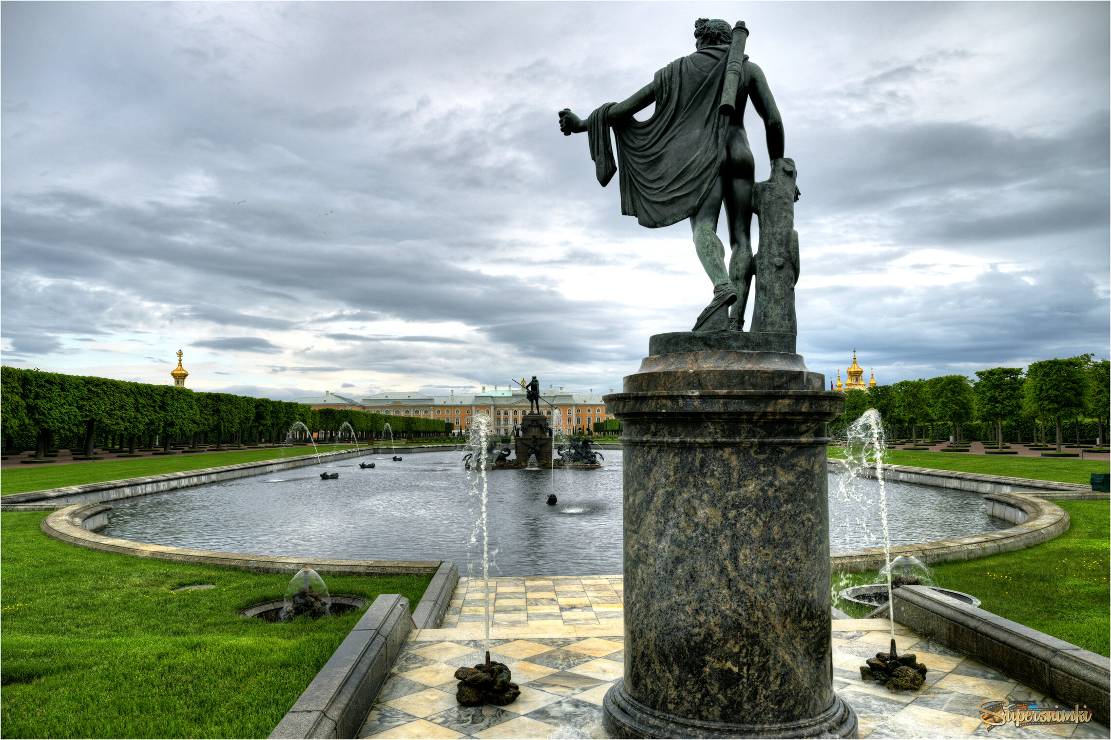 Петергоф, верхний парк