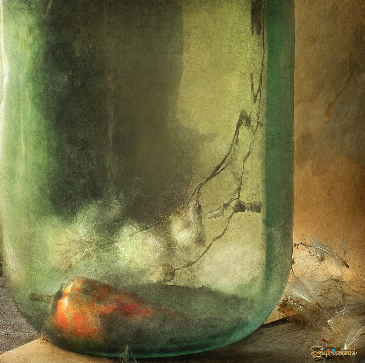 ...Перец в банке.