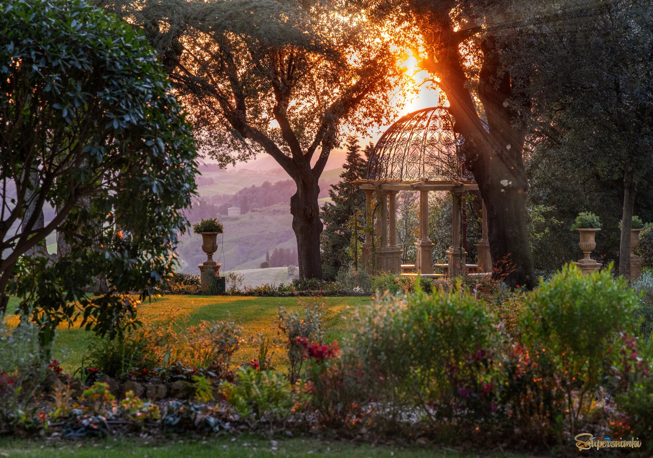 В лучах света...