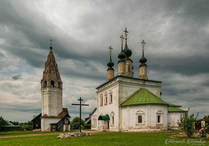 Суздаль.  В Александровском монастыре.