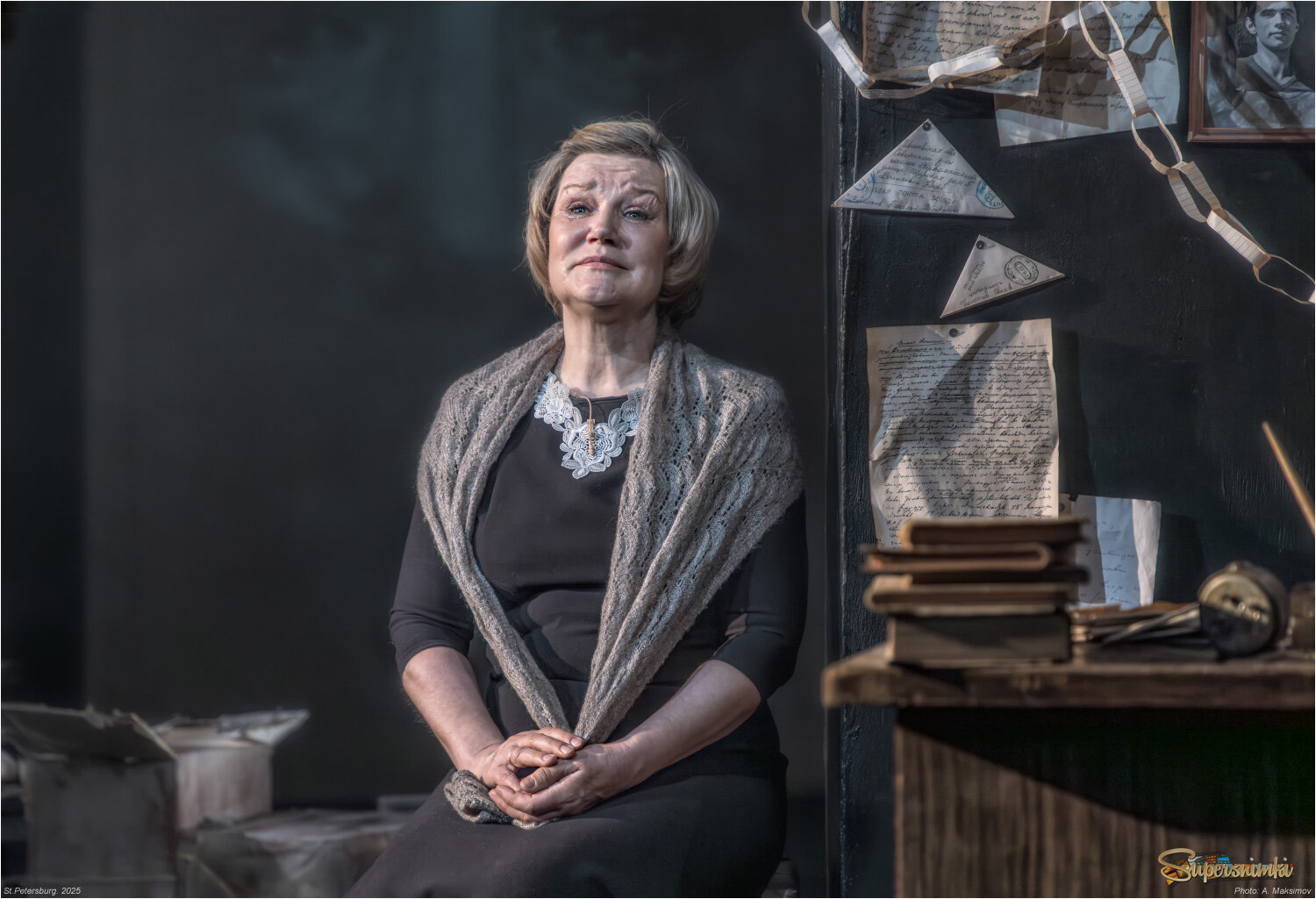 Актриса з. а. России Ирина Конопацкая в роли матери Глеба.