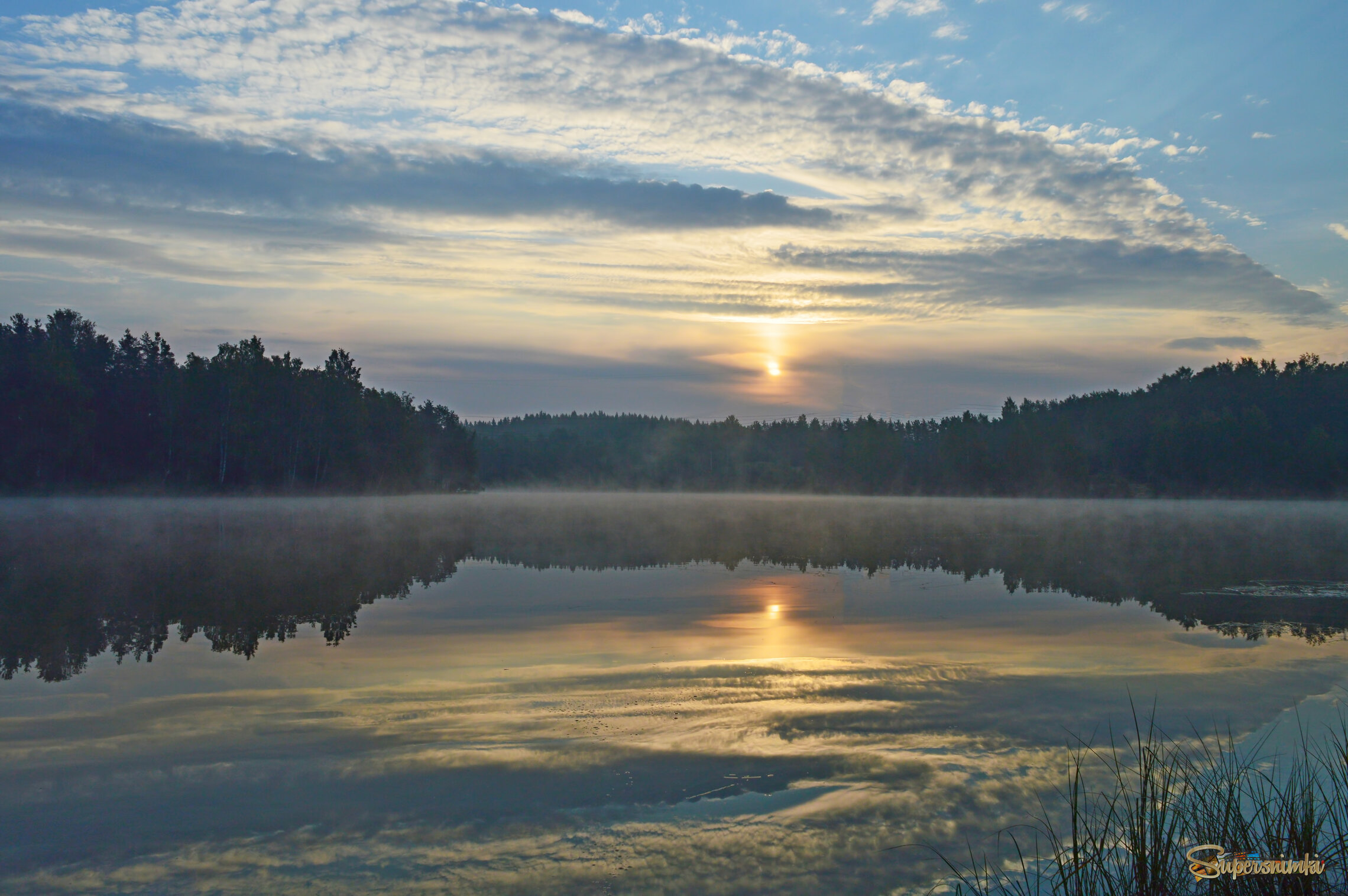 Облачным утром......
