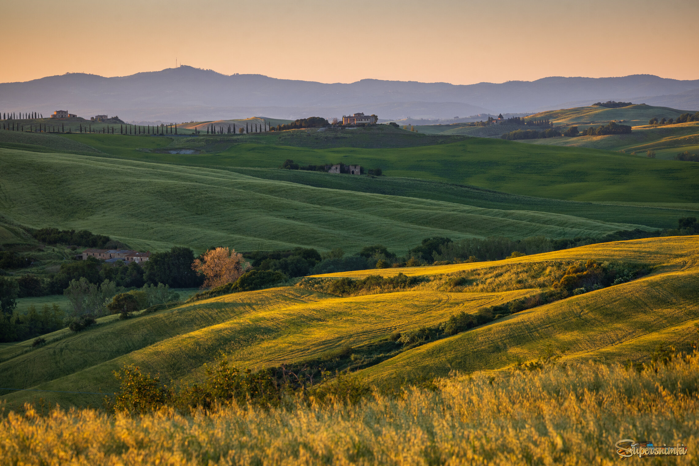 На закате...