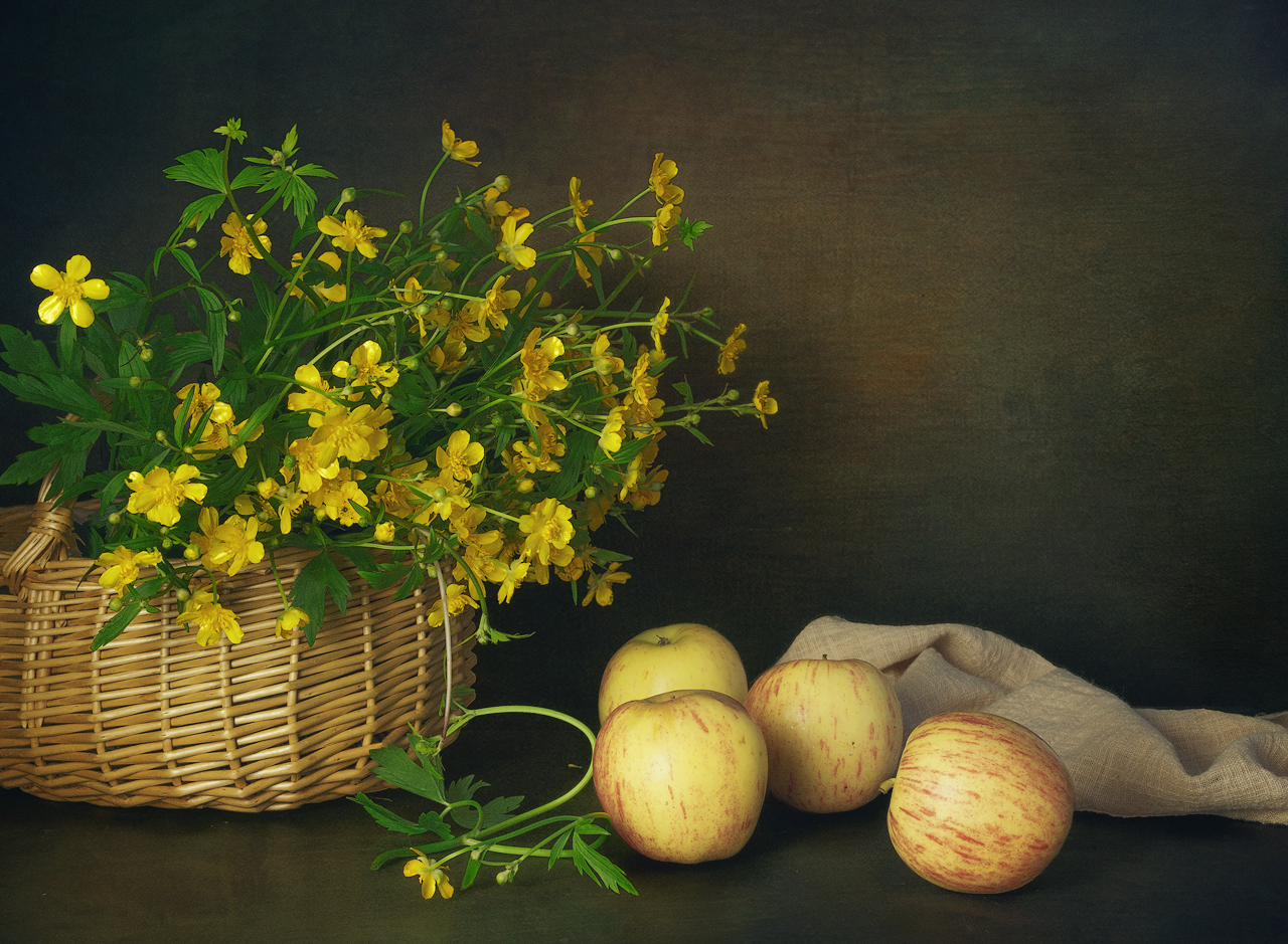 Натюрморт с лютиками 2