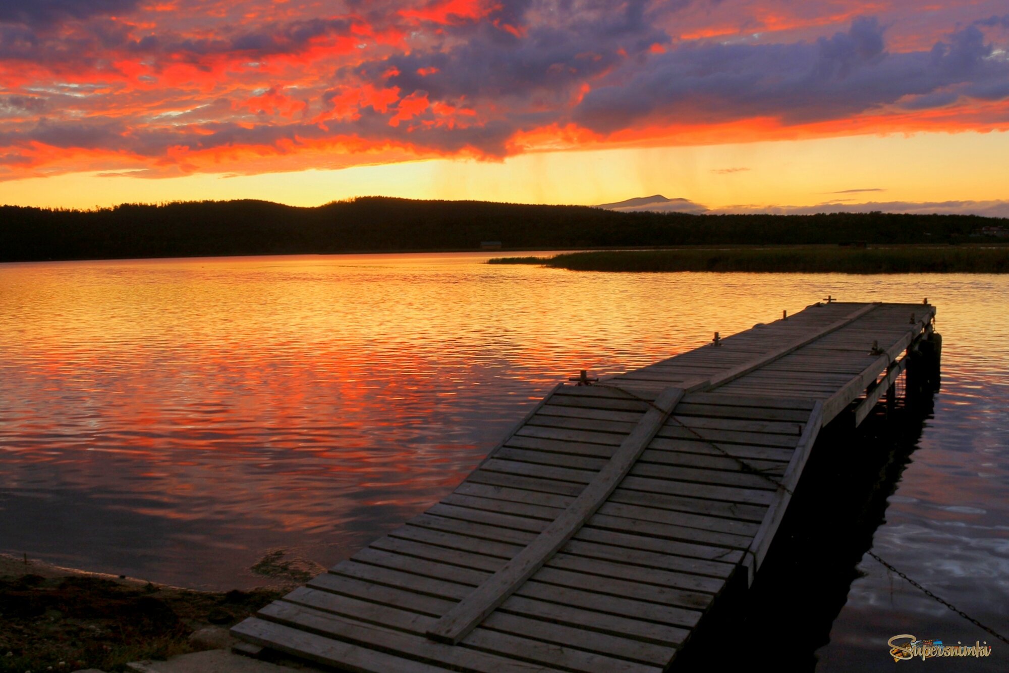 Закат на острове