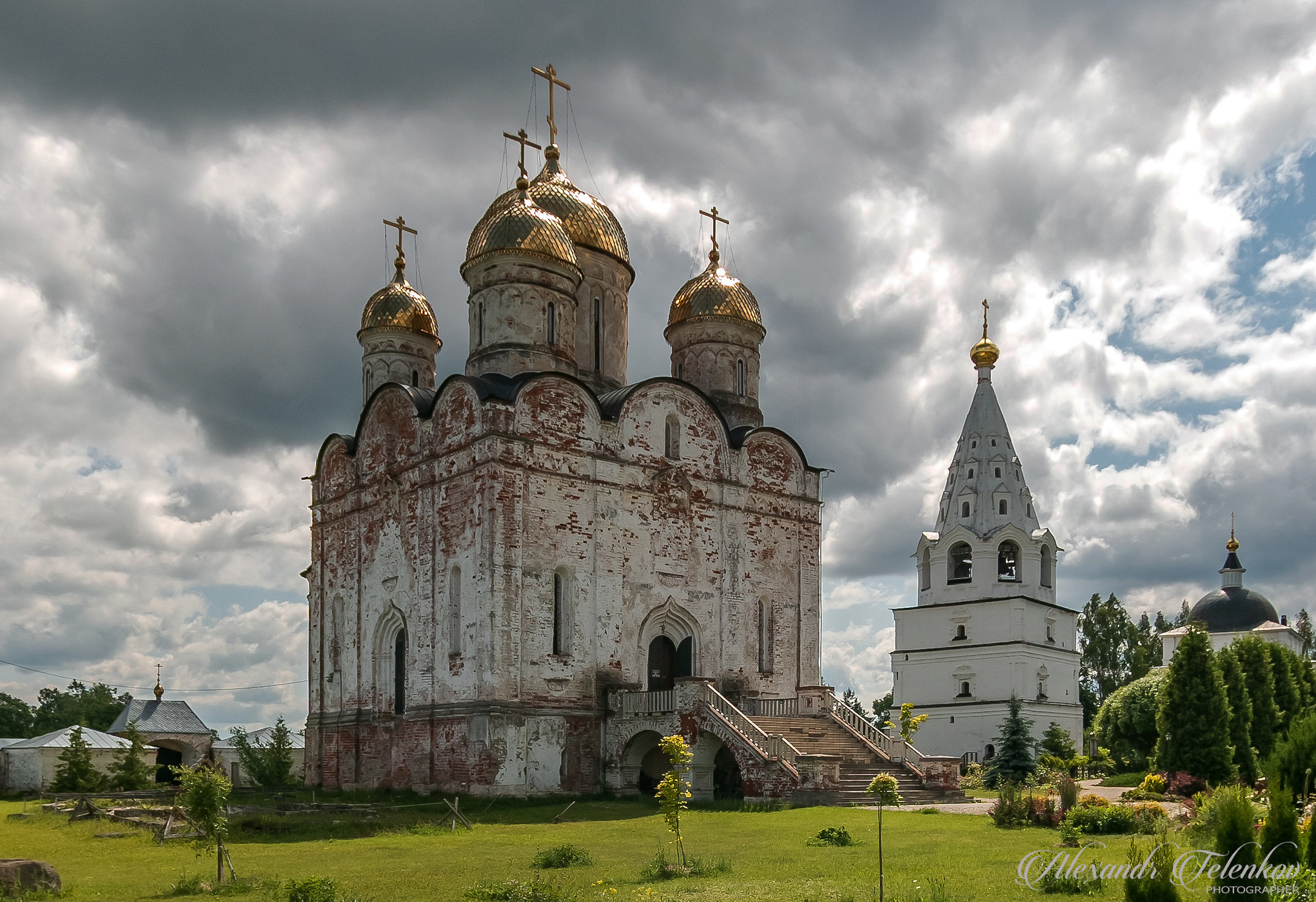 В Лужецком Ферапонтовом мужском монастыре.