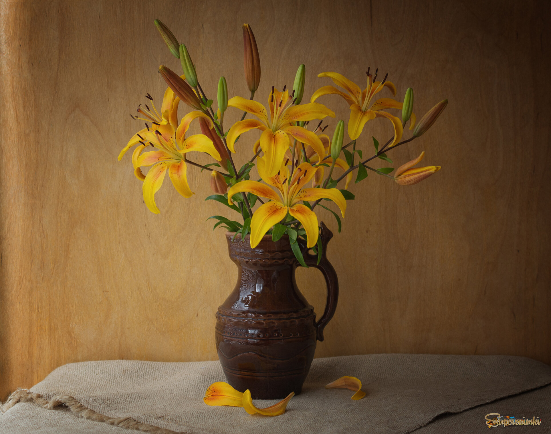 Жёлтые лилии...линии грации...