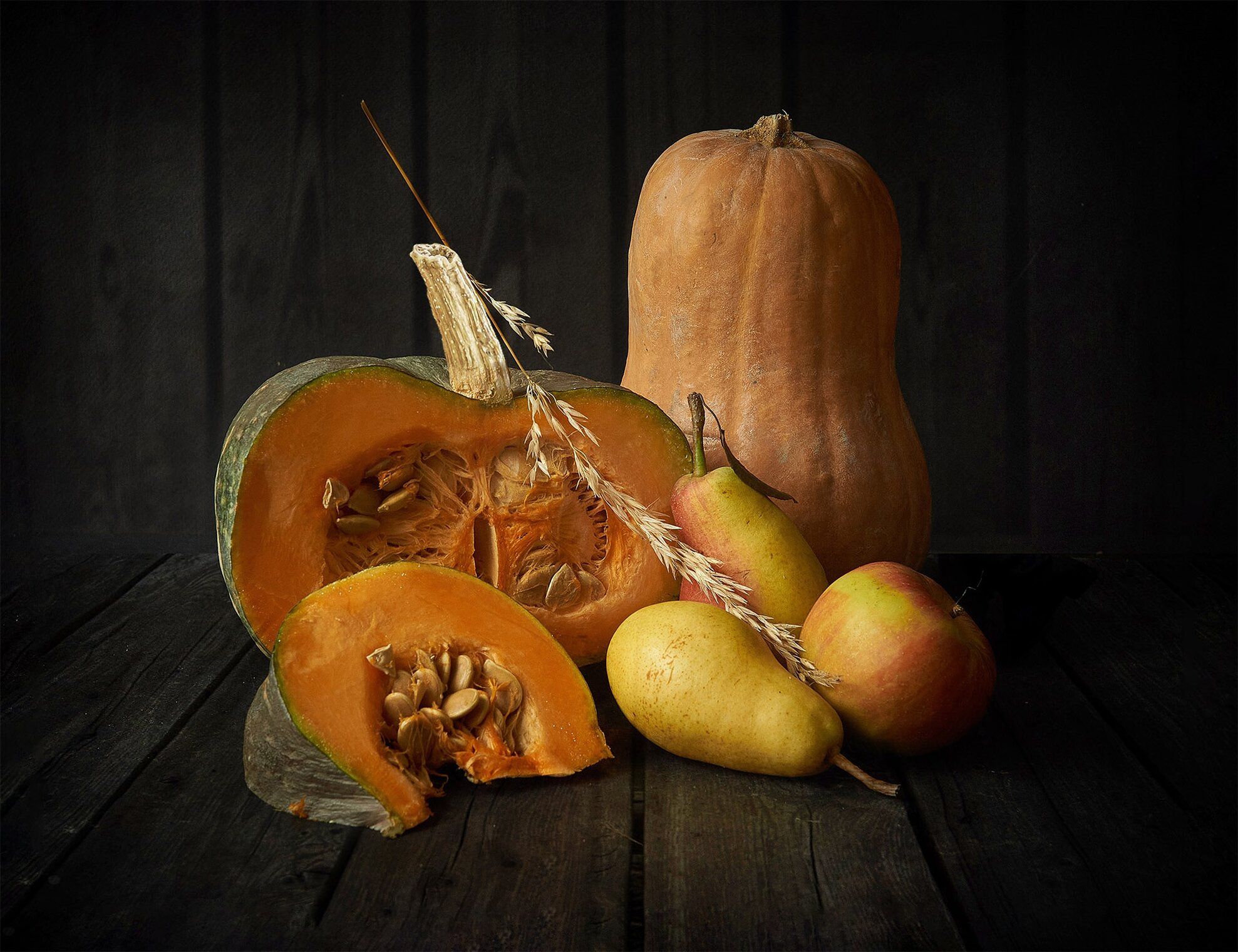 Натюрморт с тыквой.