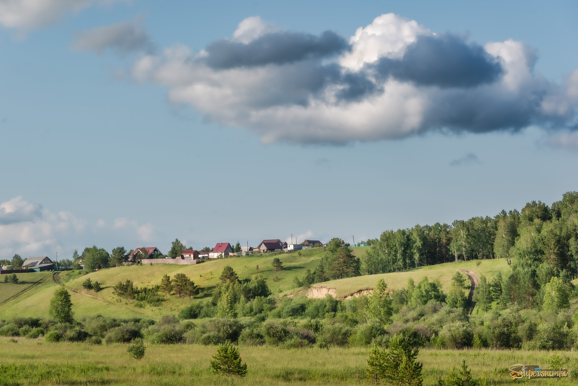 Солнечный пригорок.