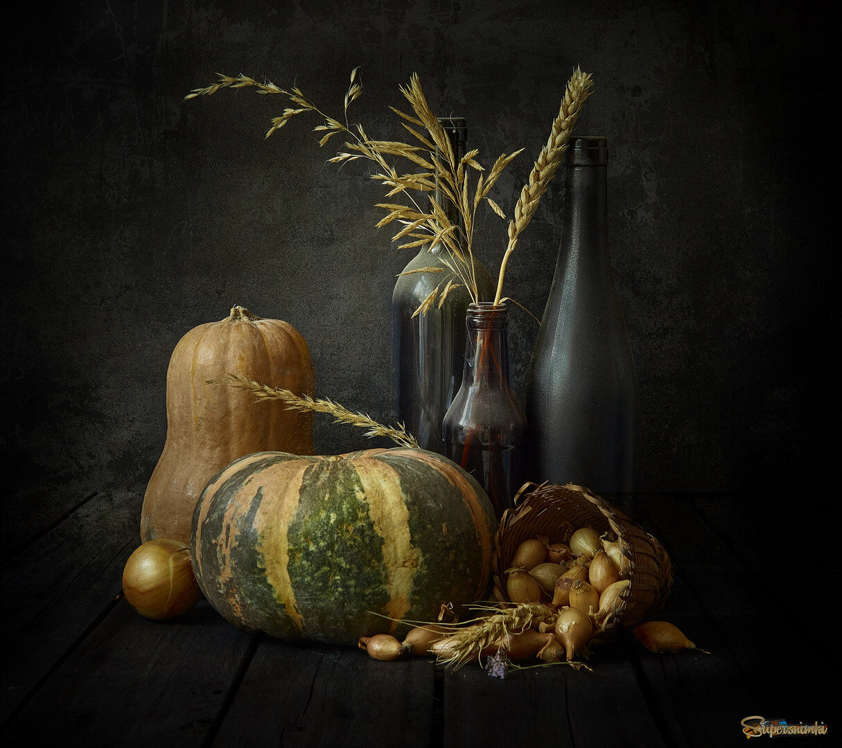 Натюрморт с тыквой.