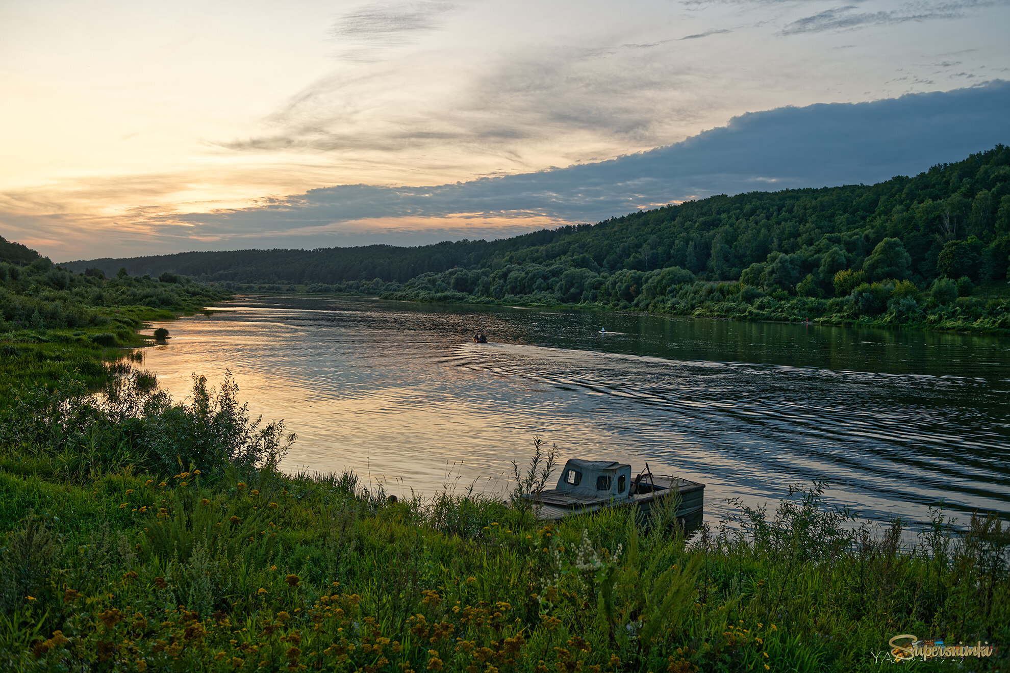 Волнительность предзакатной Оки.🌤