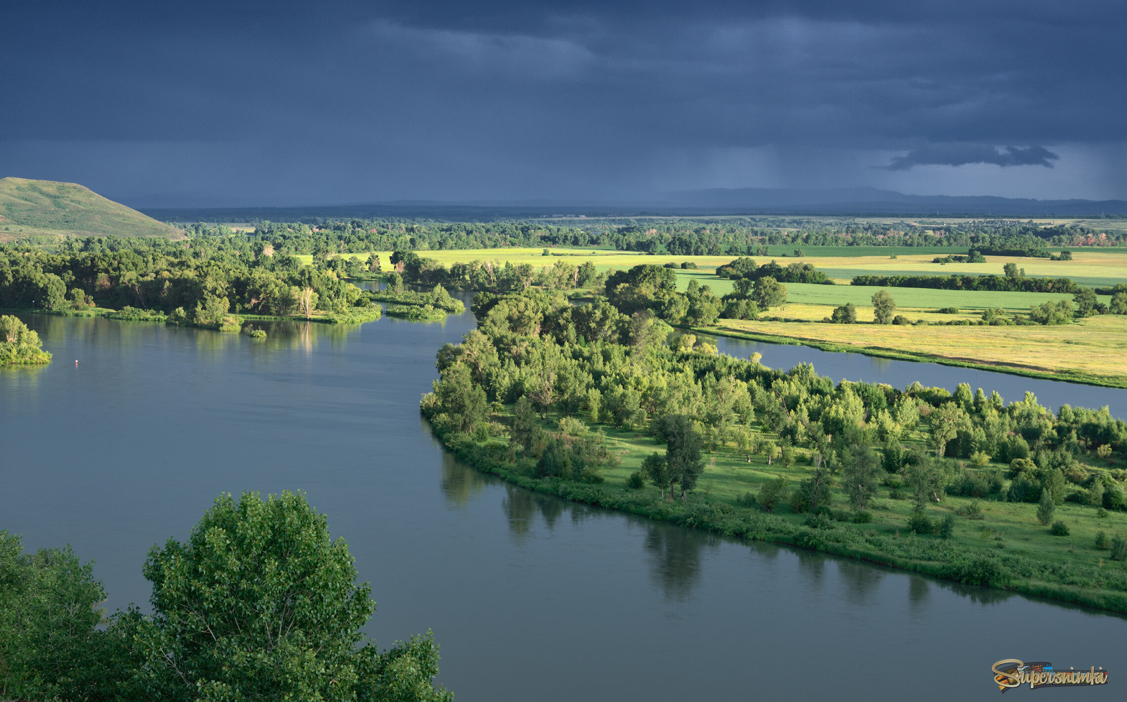 Иртыш после грозы