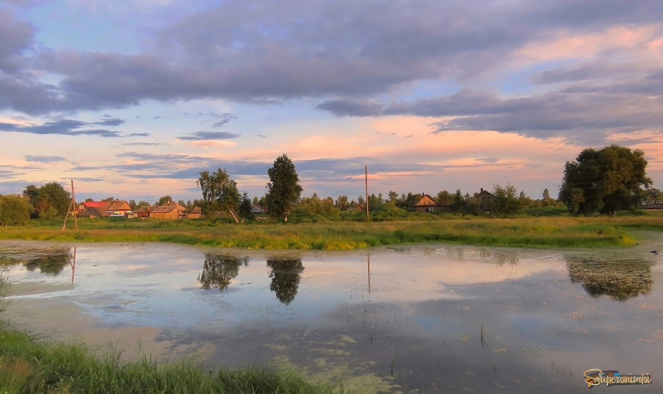 Деревенский летний вечер
