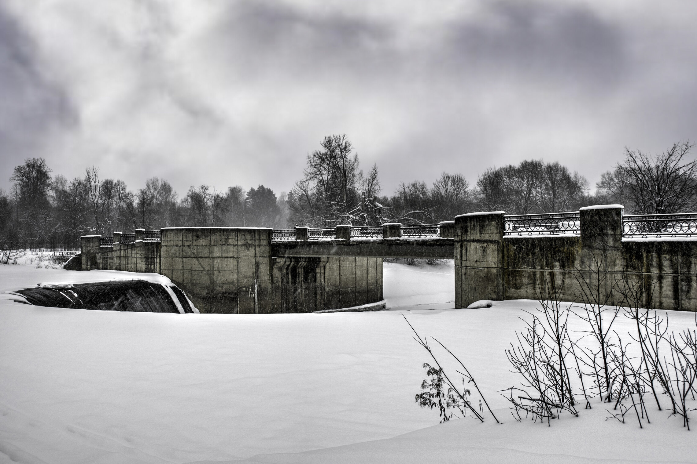 Река ЛАМА. Плотина Ярополецкой ГЭС