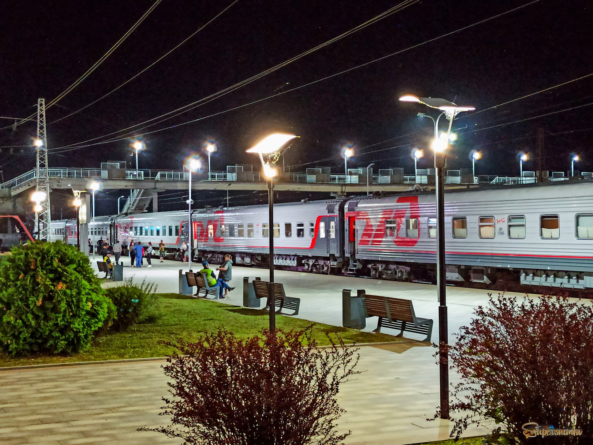 Пассажирский поезд №086Щ Климов - Москва 