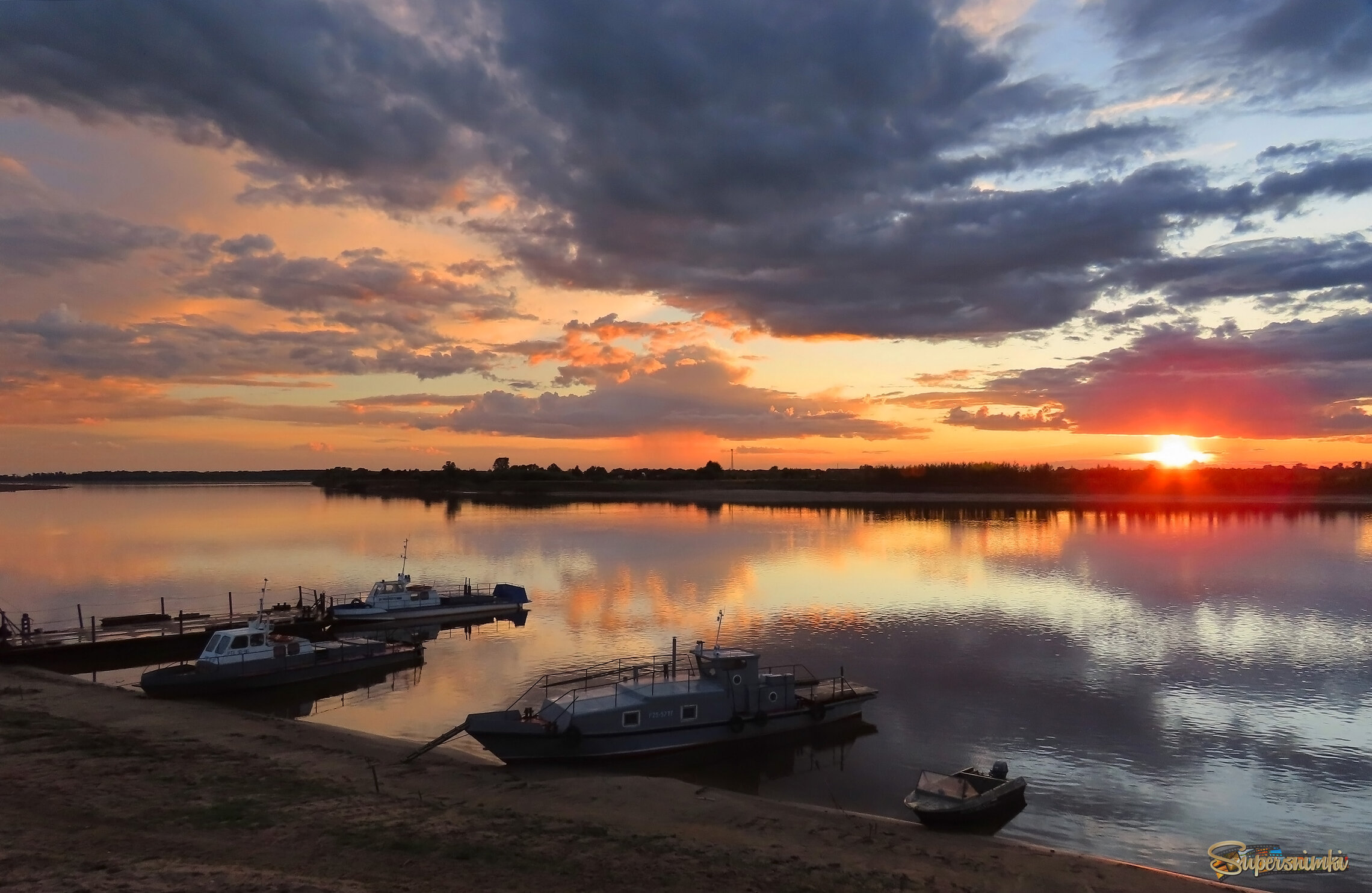 Закат на Оби