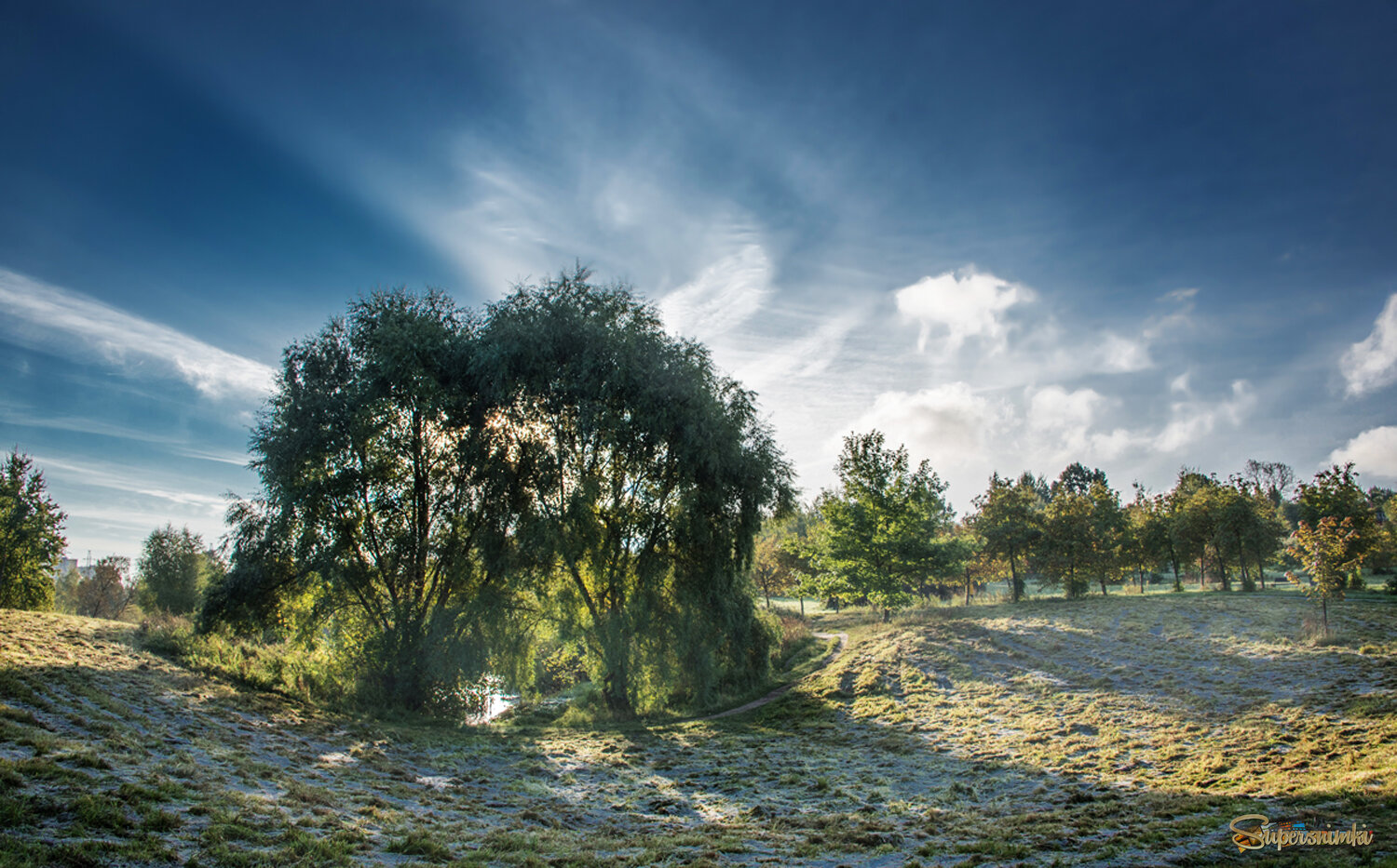 Холодное утро.