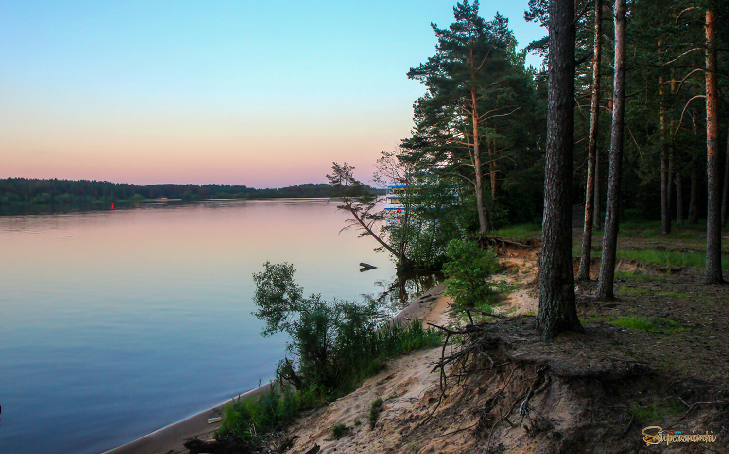 Вечер на Волге.