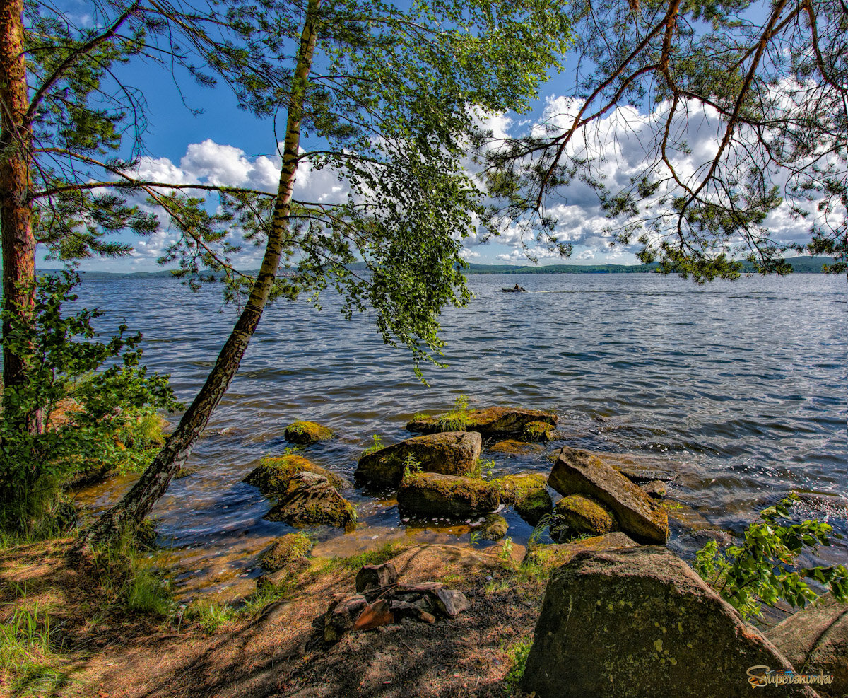 Вид на озеро 