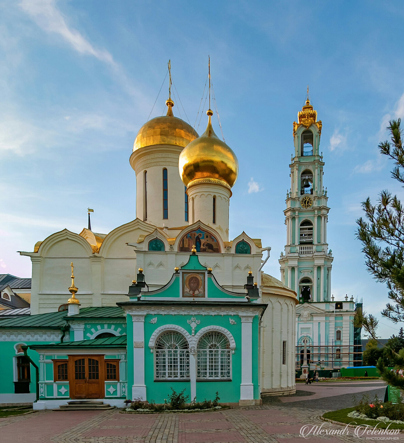 В Свято-Троицкой Сергиевой Лавре.