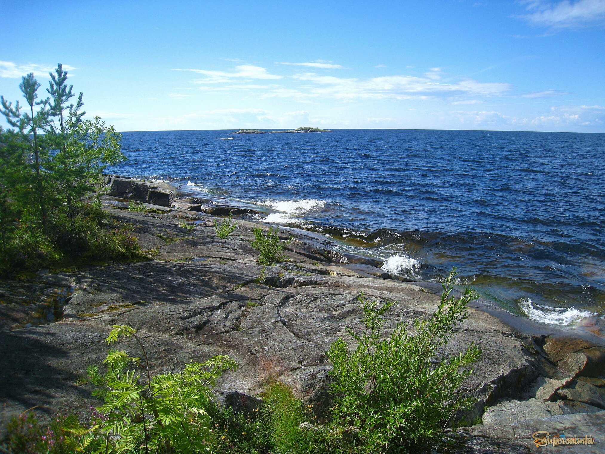 На Онежском озере.