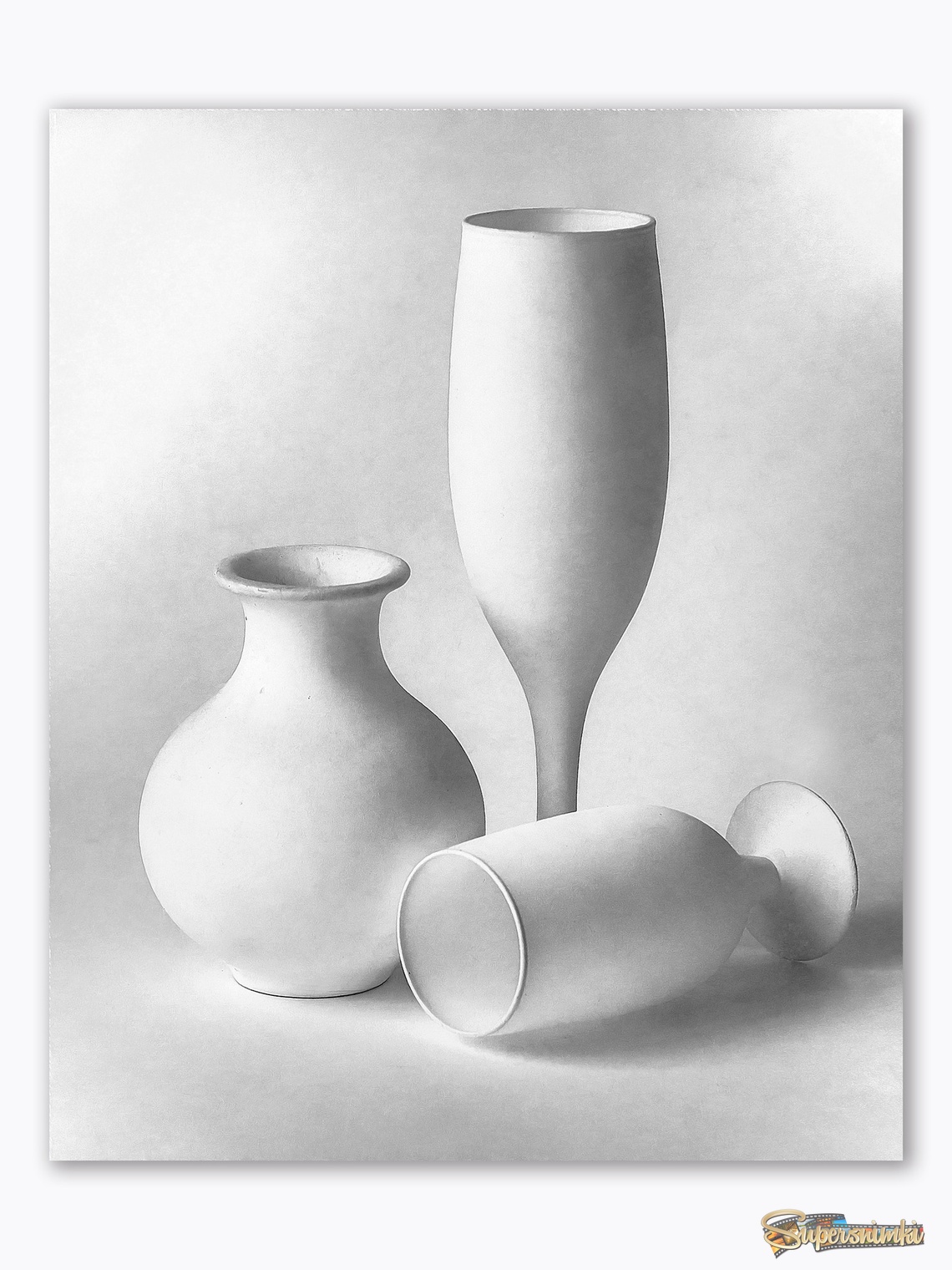 Оттенки серого.