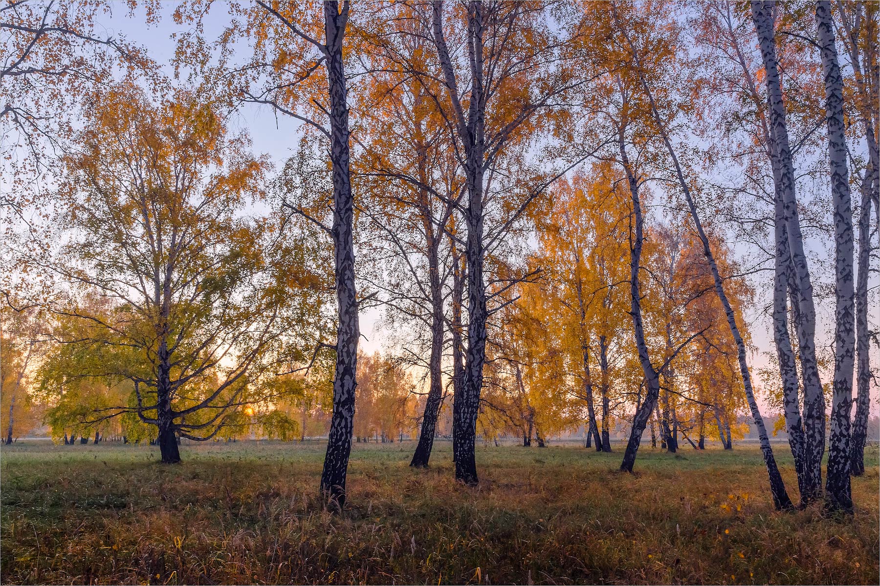 Зарождается день.