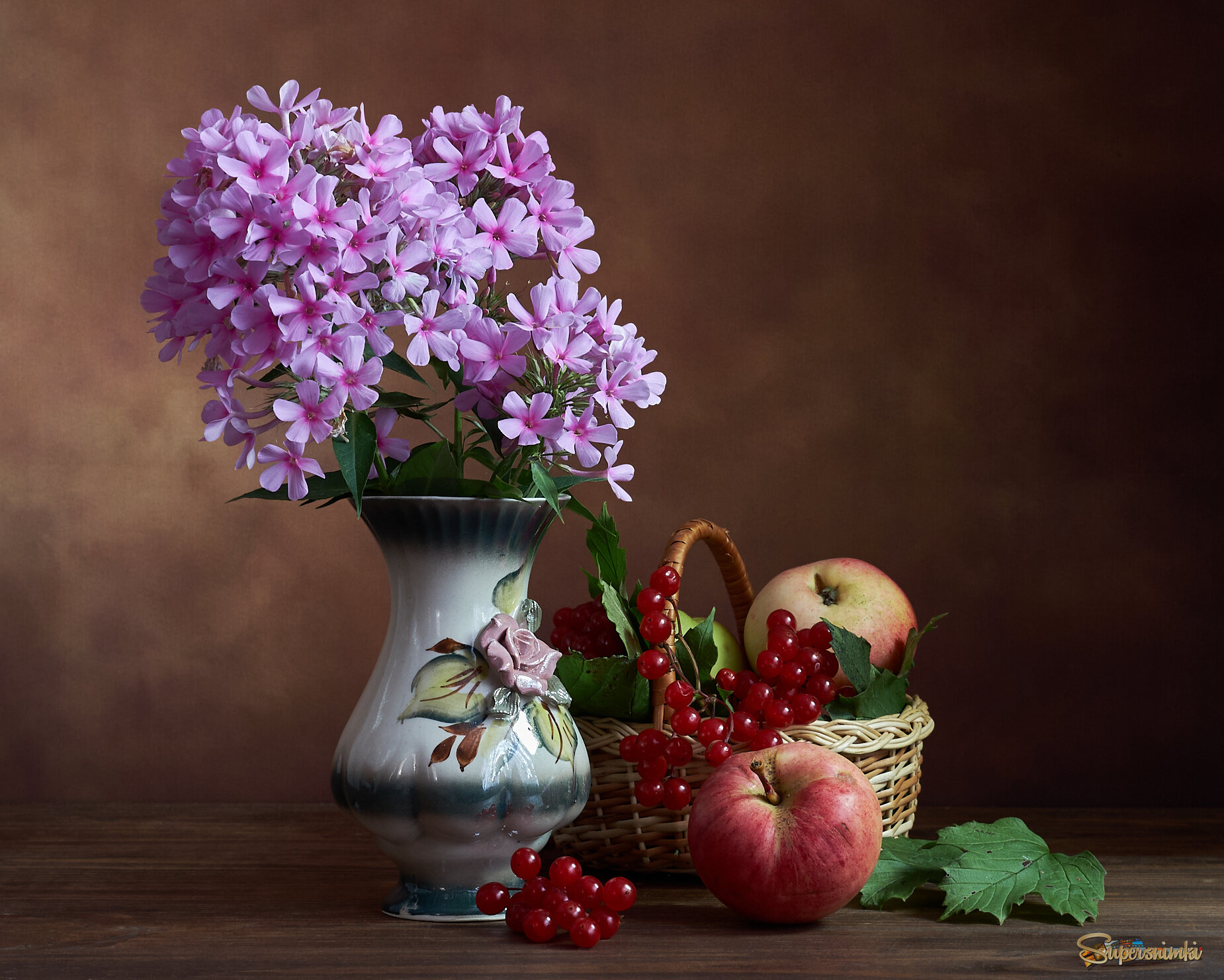 Натюрморт с флоксами 