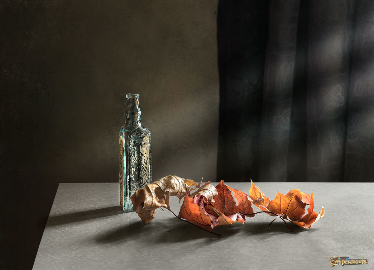 осенний свет пробил листву ...