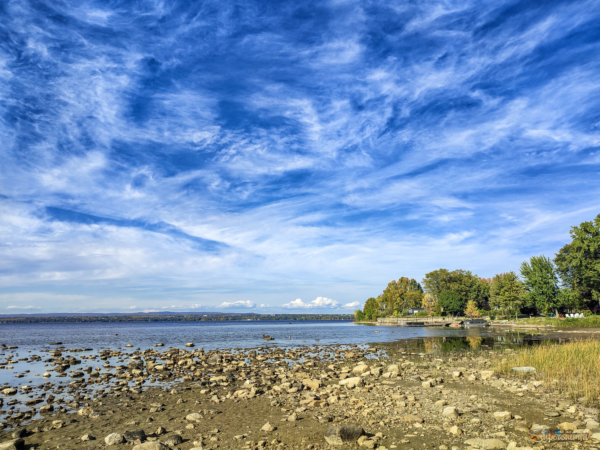 Дно по  осени