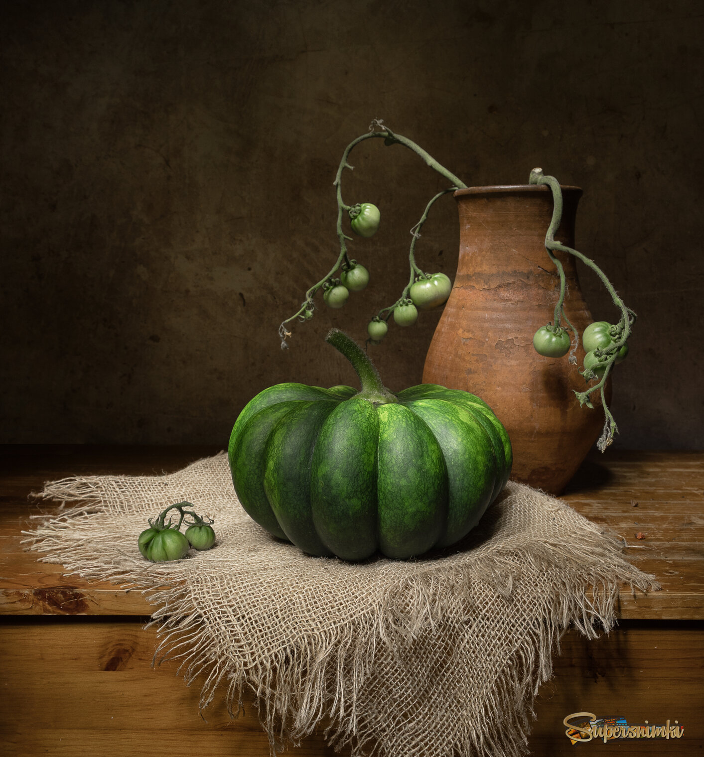 Зелененький он был...