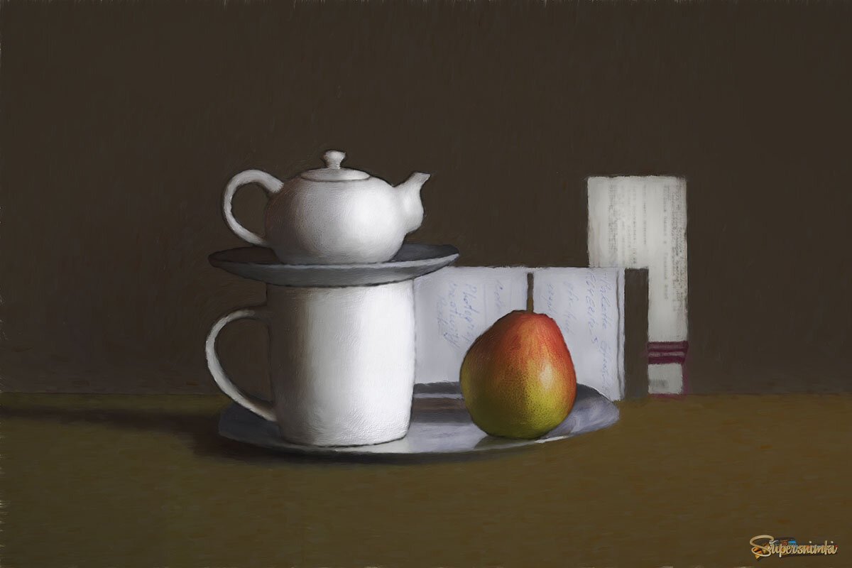 чайник и груша
