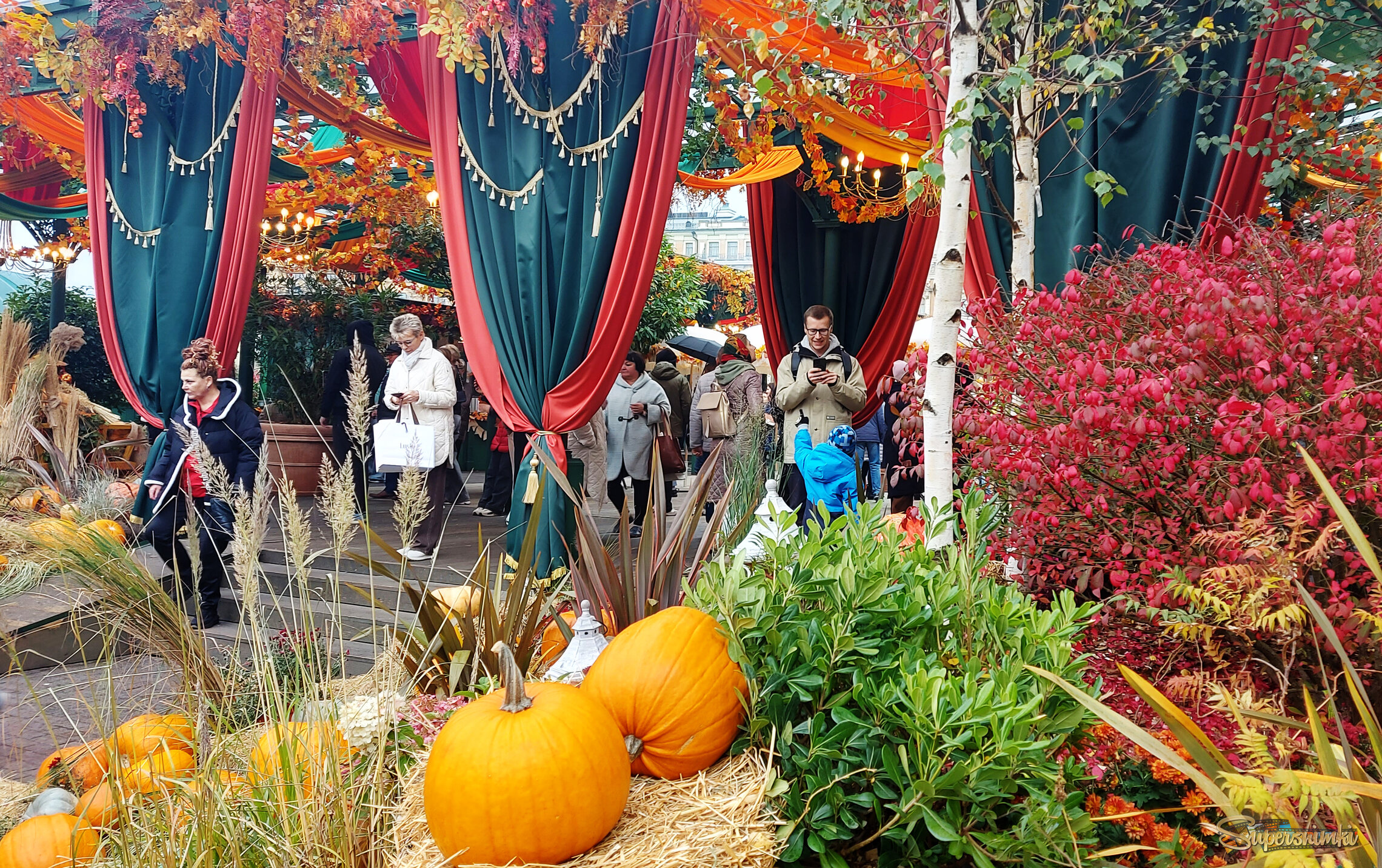 Осень на Манежной площади.