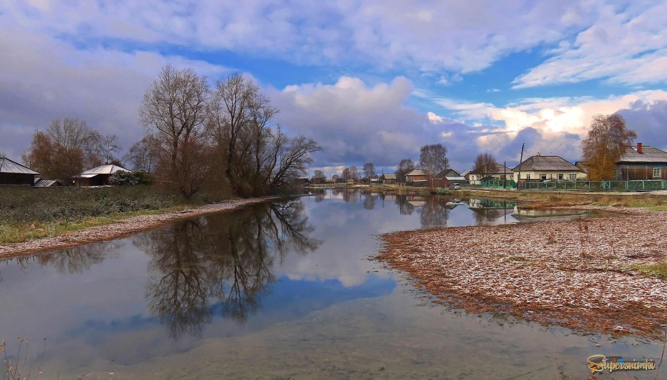 Деревенька...