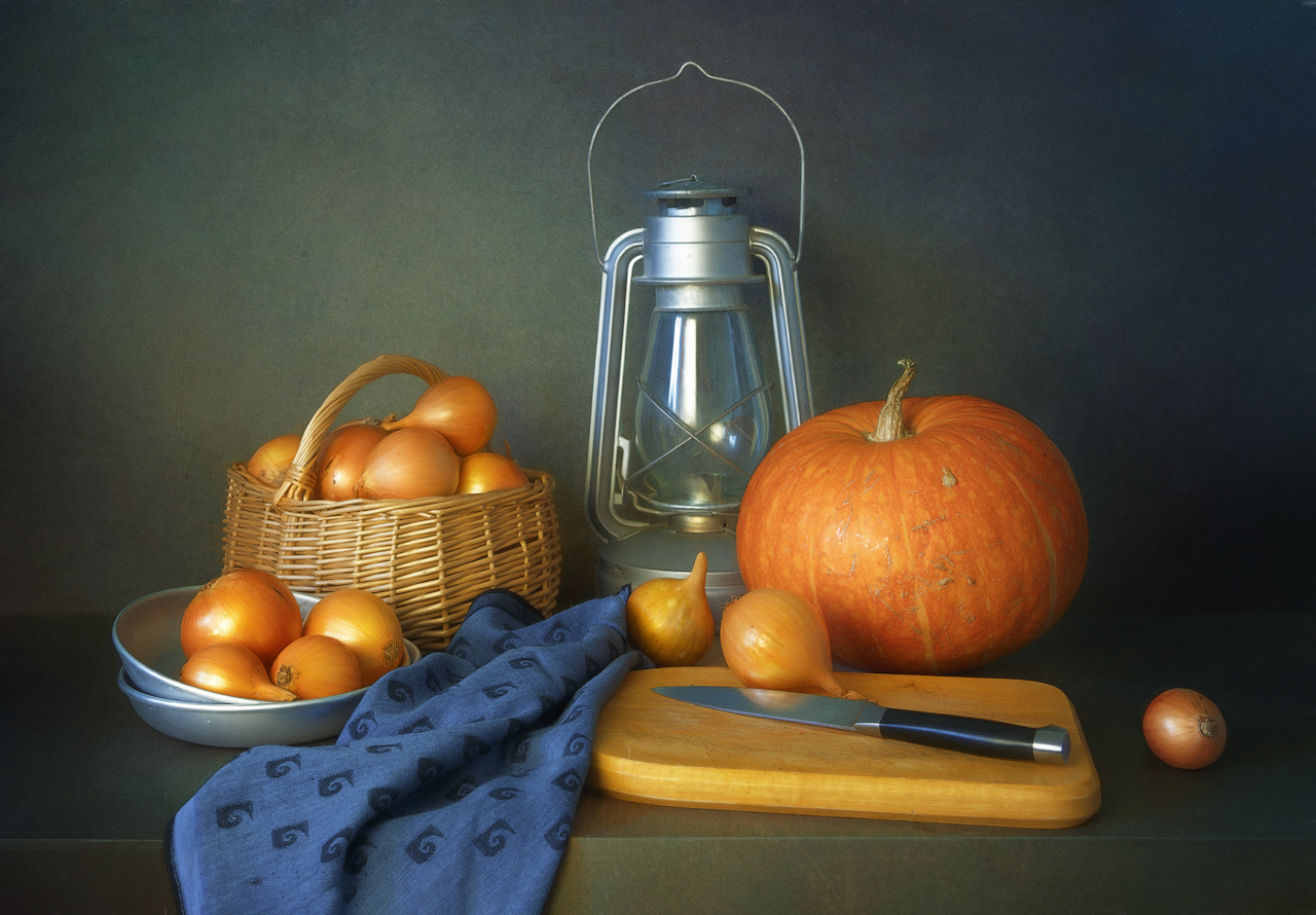 Натюрморт с тыквой