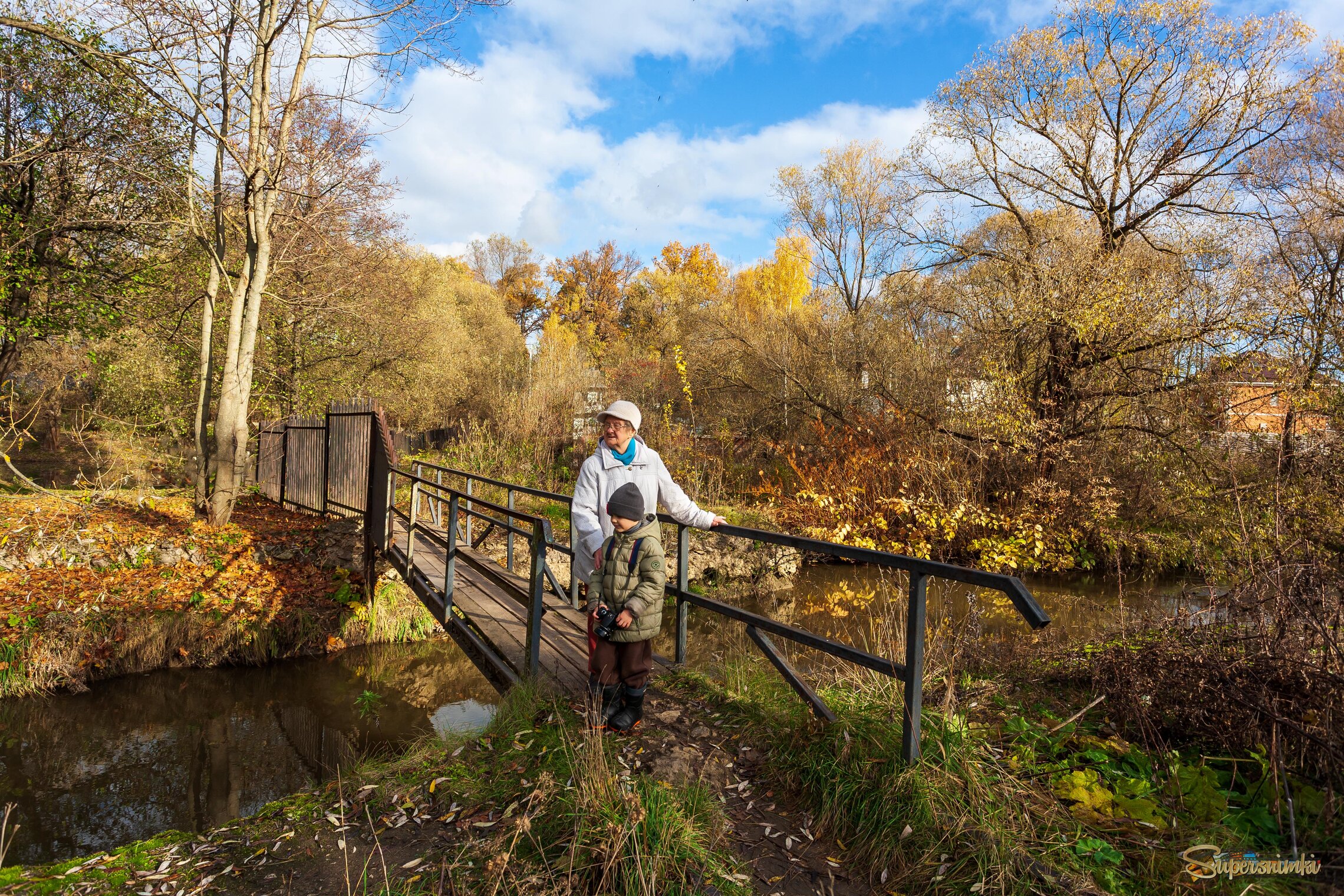 Осень на реке Битца