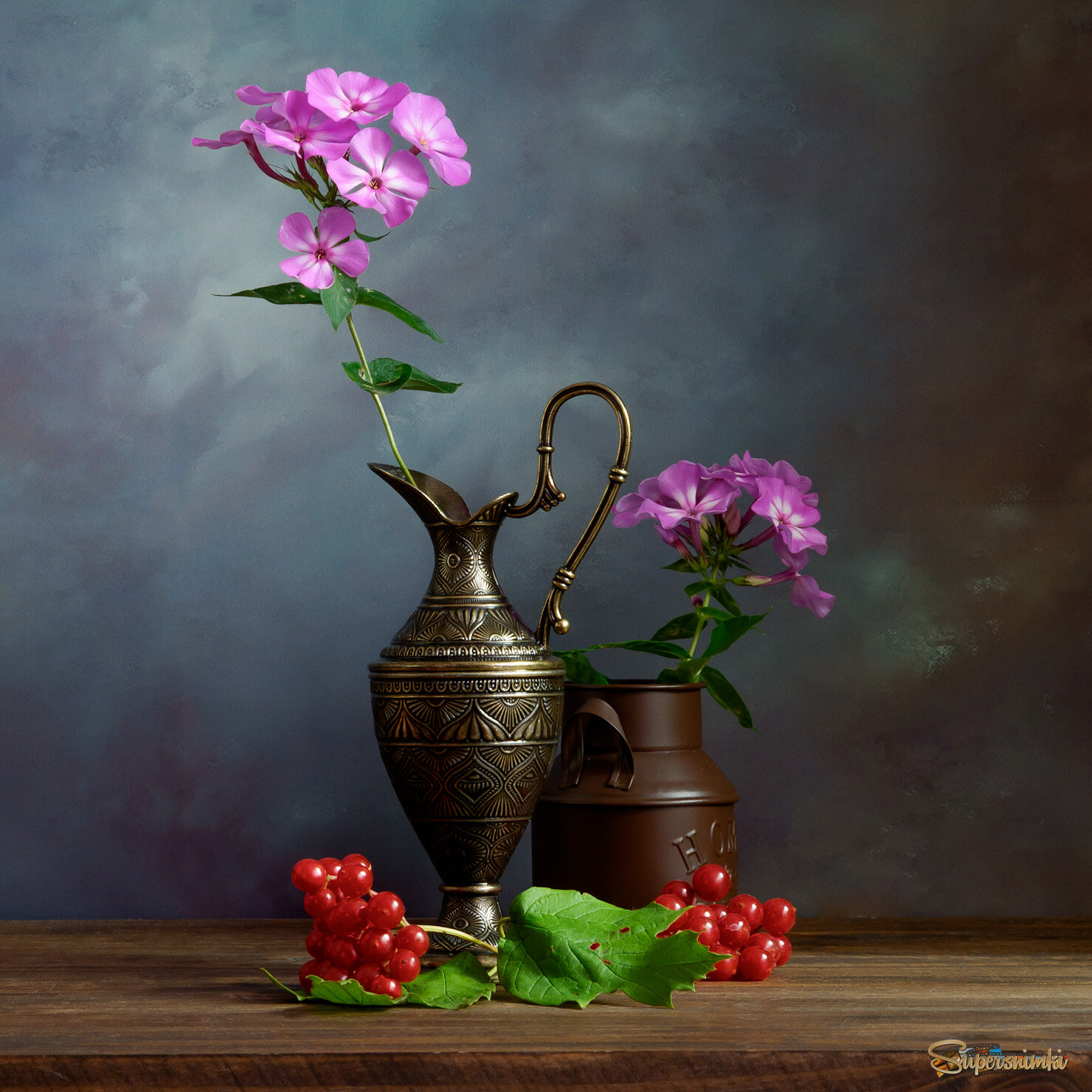 Натюрморт с флоксами 