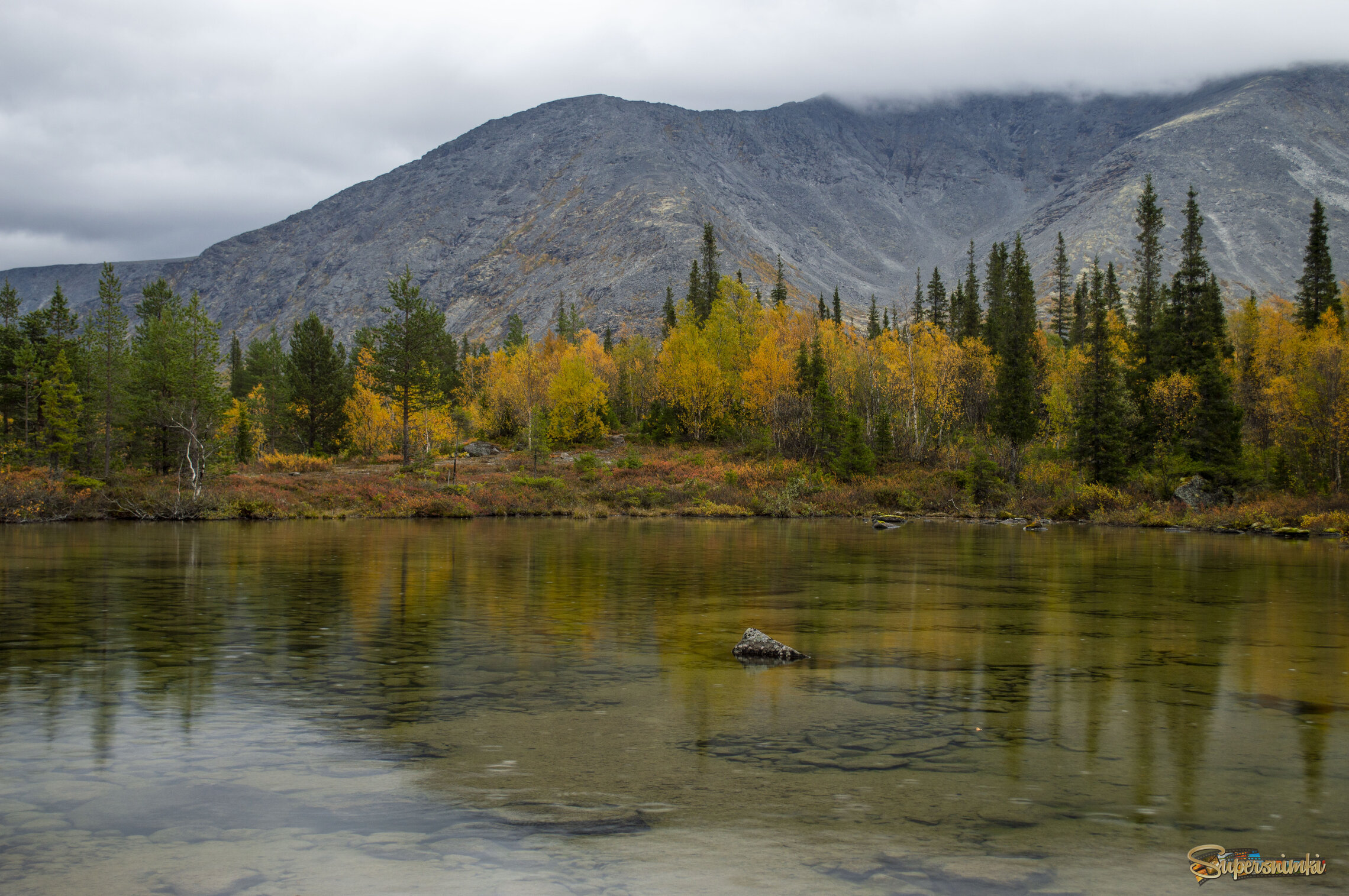 Облачным утром......