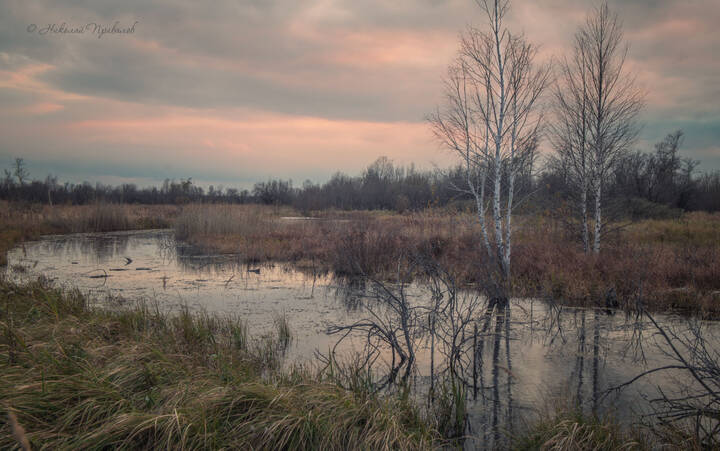 Осенний вечер на Уйбате.