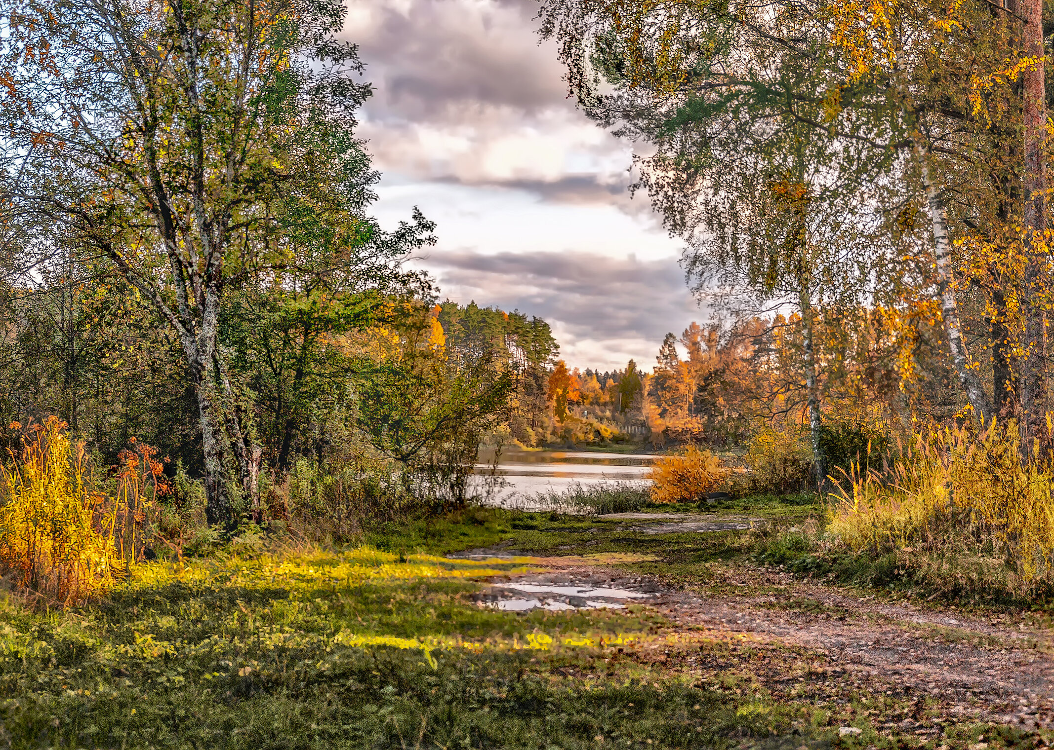 Солнышко и осень
