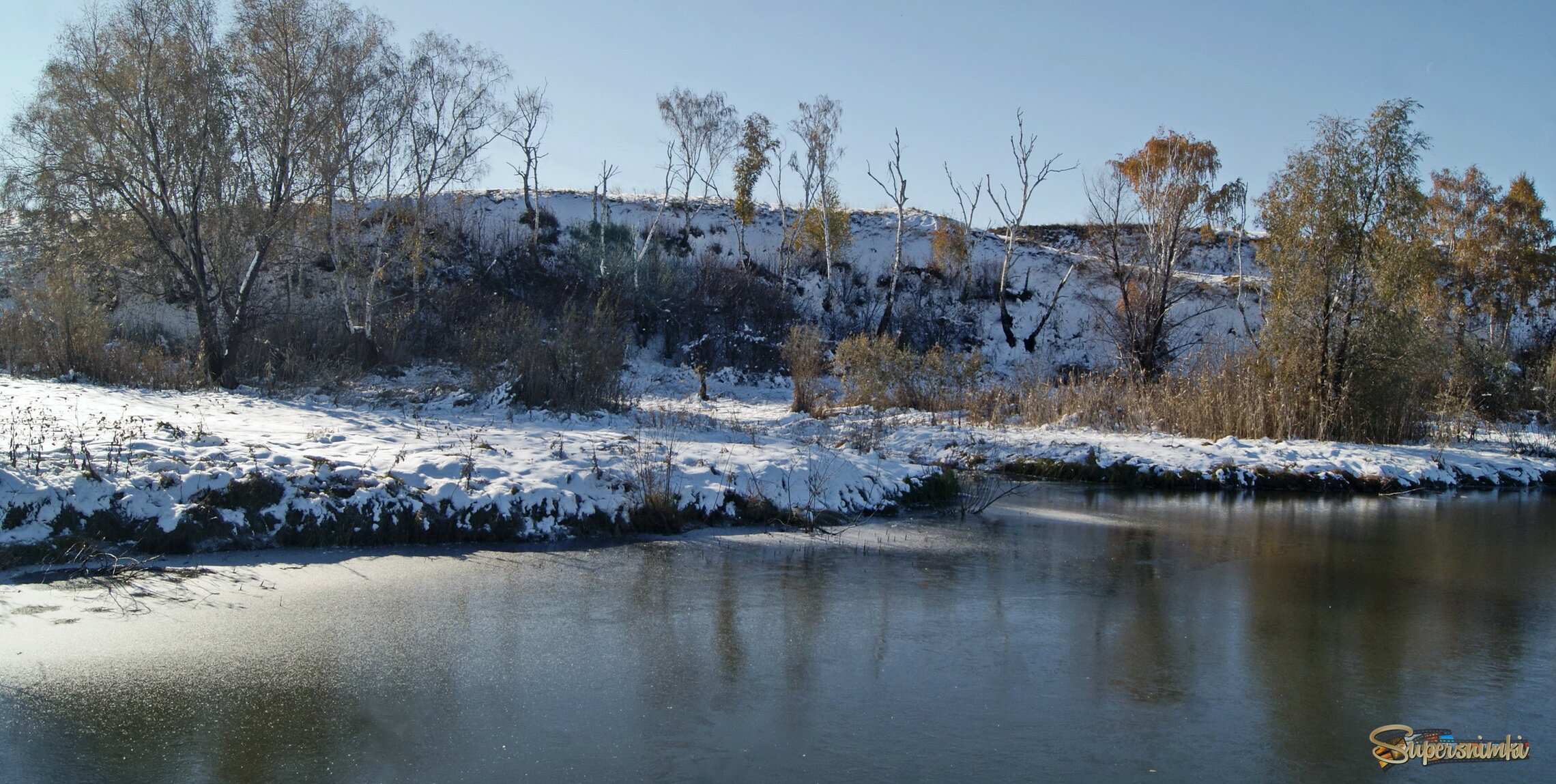 Зима пришла не жданно.