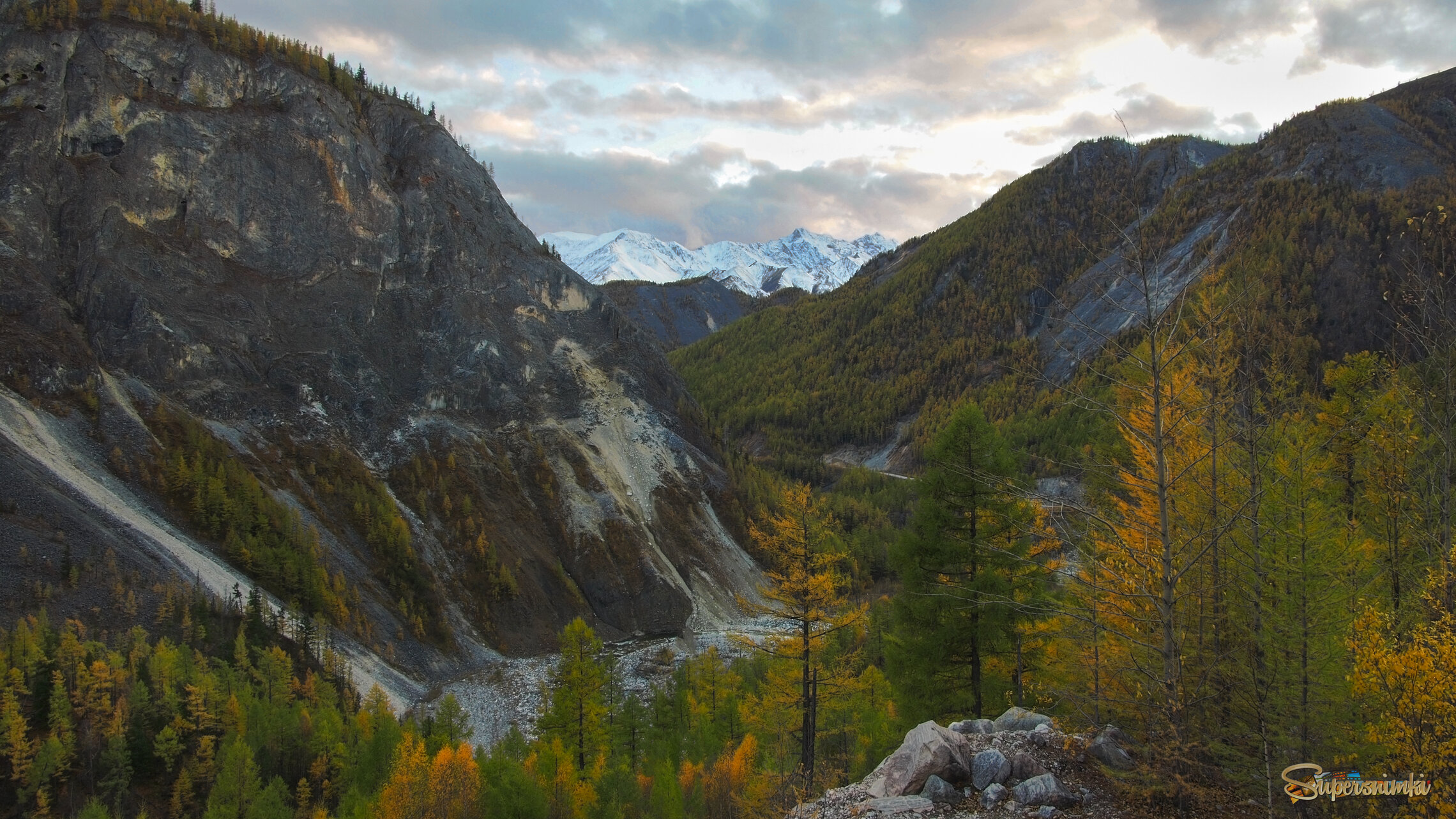 В ущелье Чёрного Иркута.